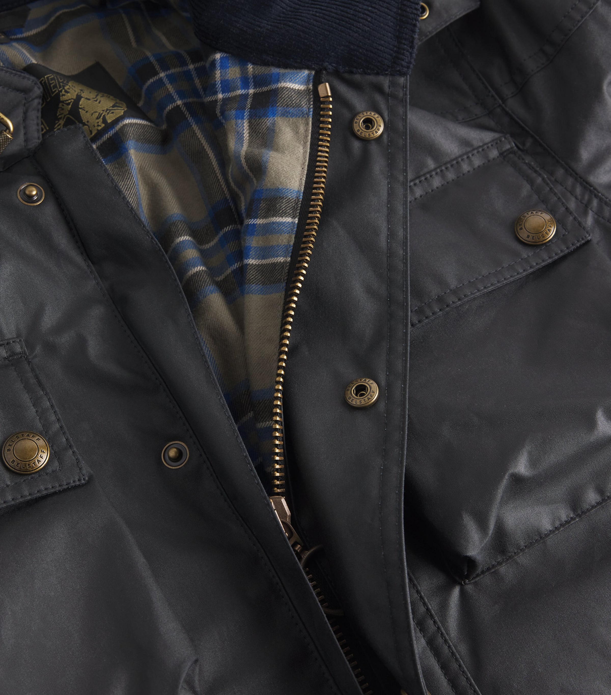 Waxed Racemaster Jacket DKNVYDARK NAVY Image 5