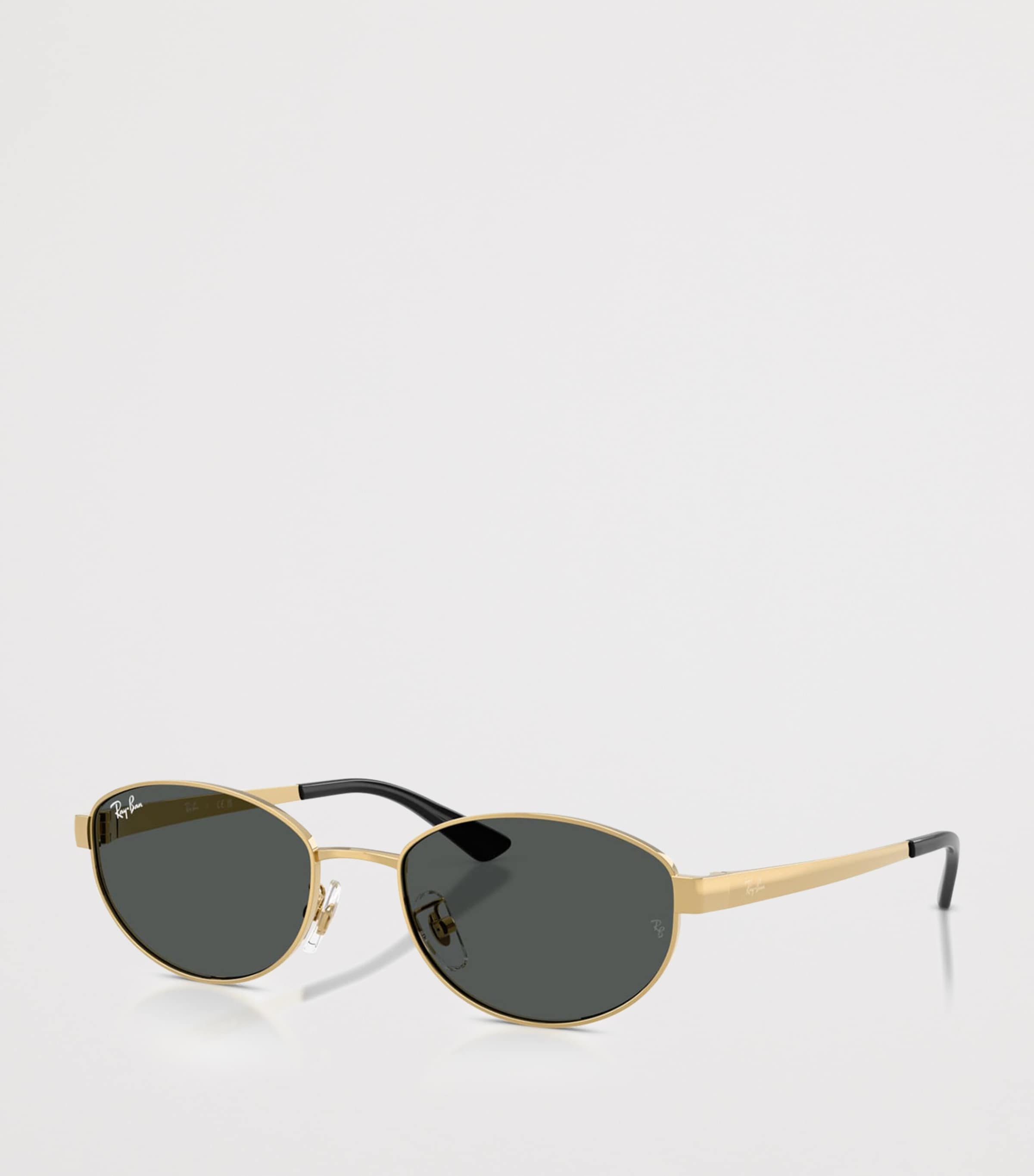 RB3774D Metal Oval Sunglasses 001/87 Image 2