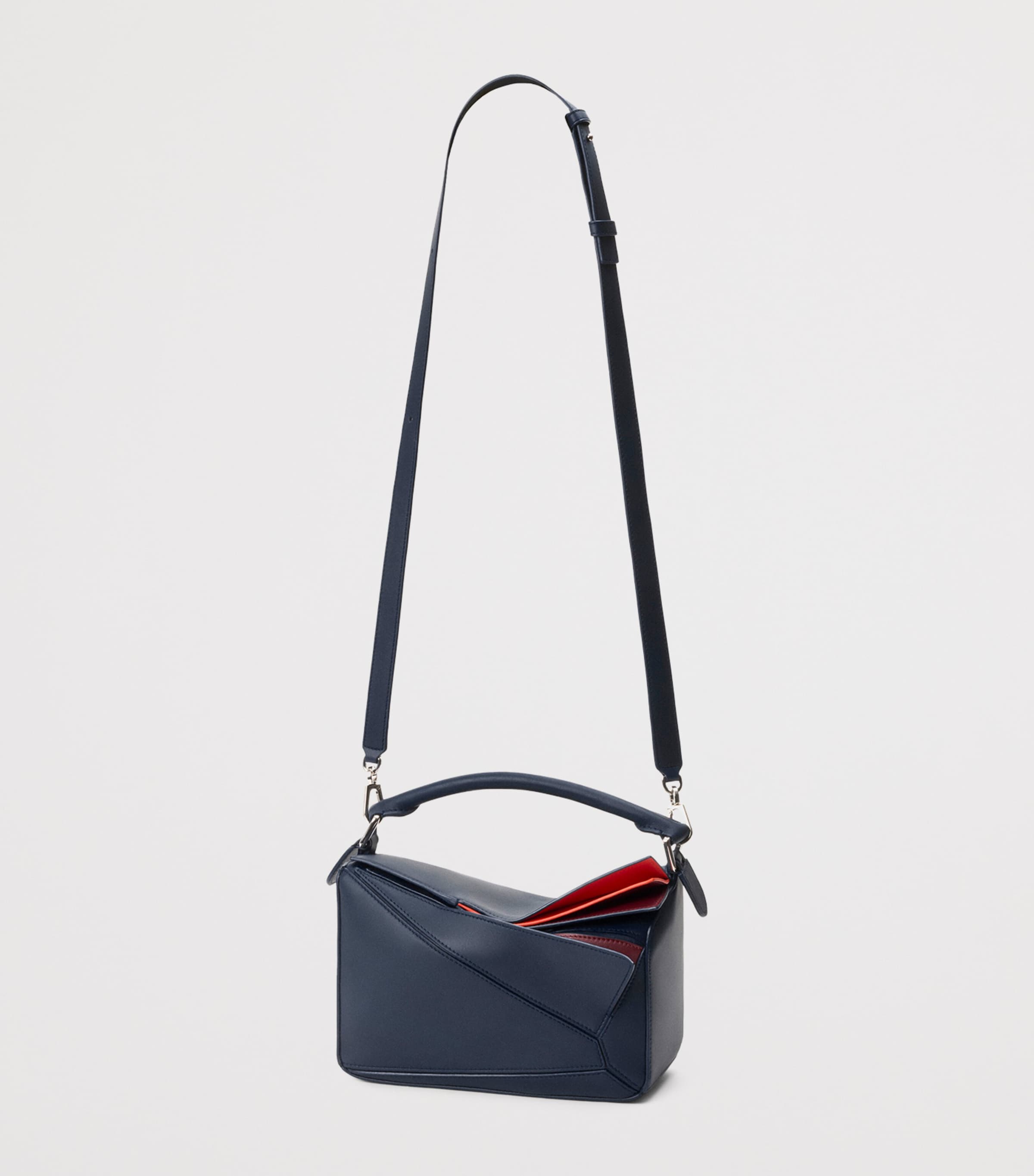 LOEWE Small Leather Layers Puzzle Top-Handle Bag Image 10