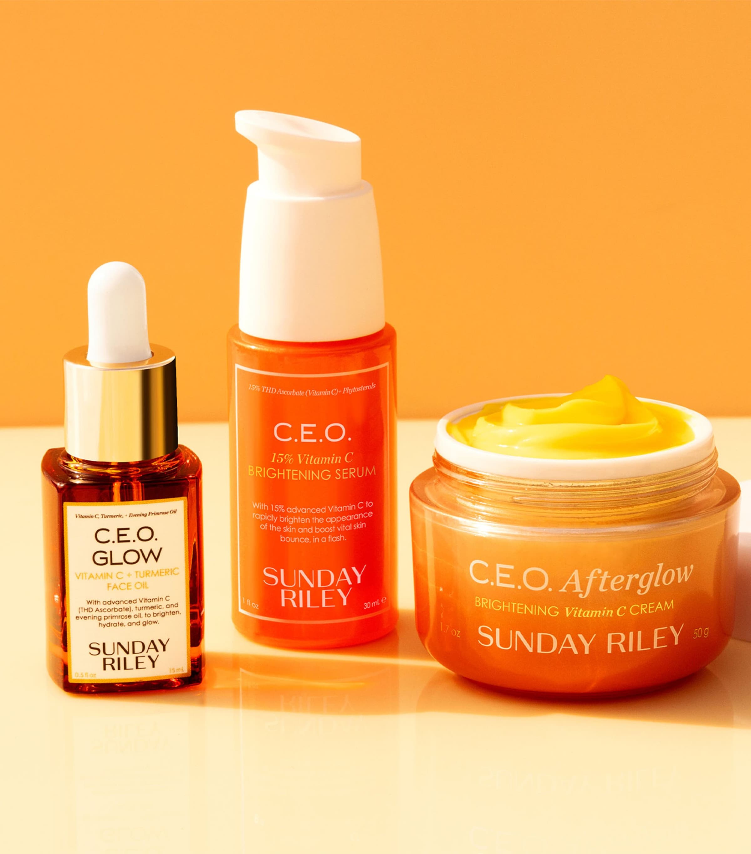 Sunday Riley C.E.O. Glow Vitamin C + Turmeric Face Oil (15ml) Image 5