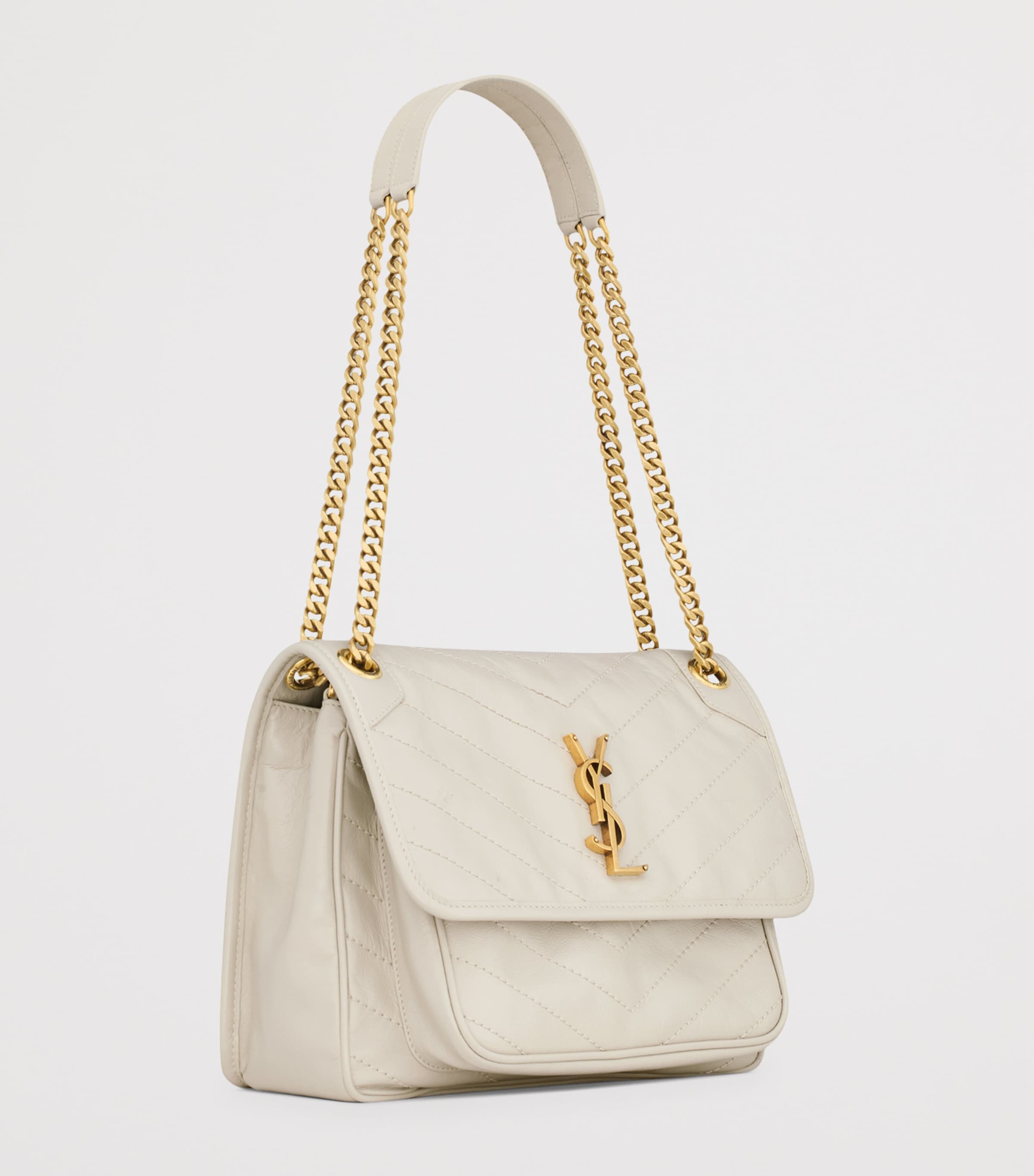 Saint Laurent Medium Leather Niki Shoulder Bag Image 3