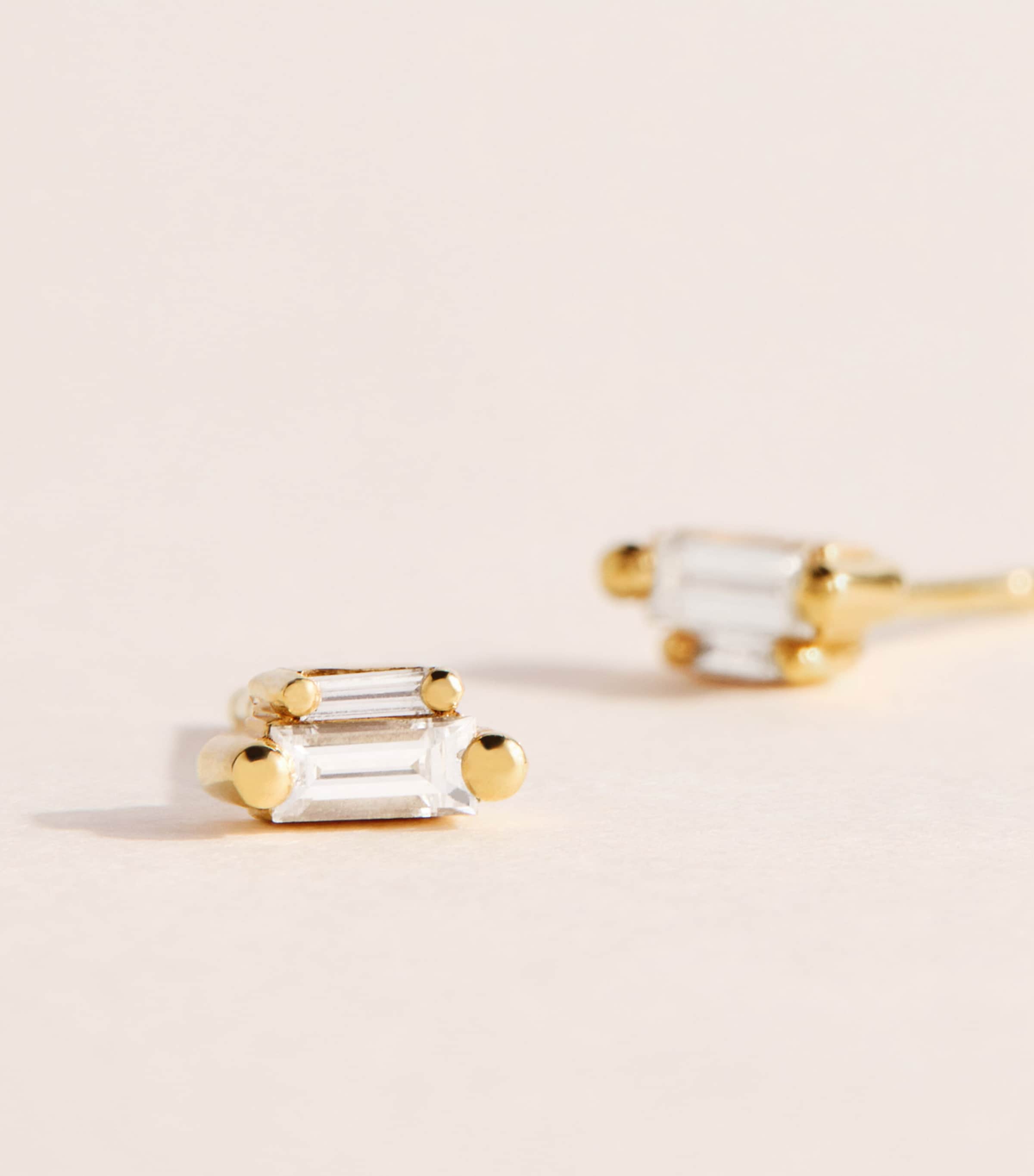 Suzanne Kalan Yellow Gold and Diamond Bold Stud Earrings Yg/wd Image 4