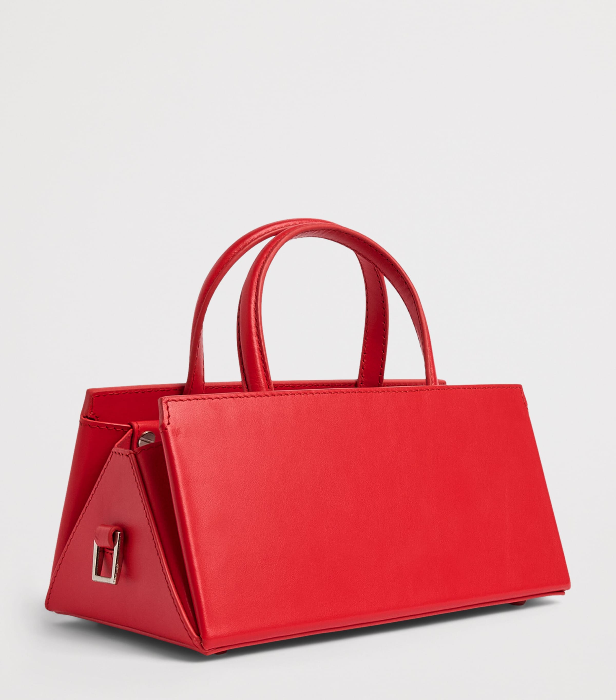 Talel Paris Leather V2 Baguette Bag Red Image 3