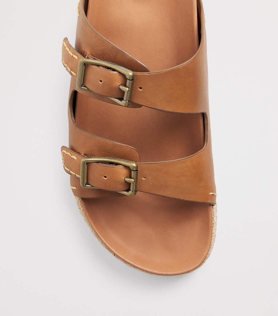 Leather Turbach Sandals BROWN Image 5