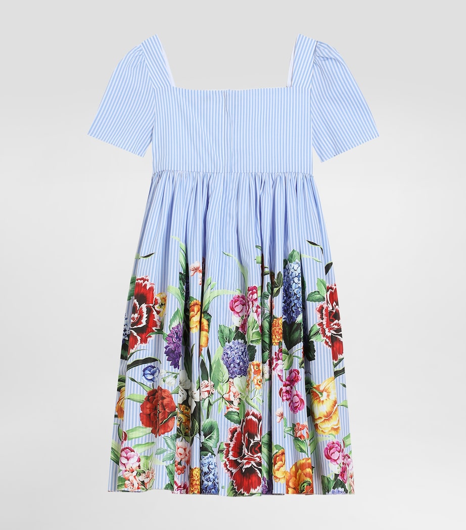 Stripe Floral Dress (8-12+ Years) HH5KU-MIX FIORI Image 2