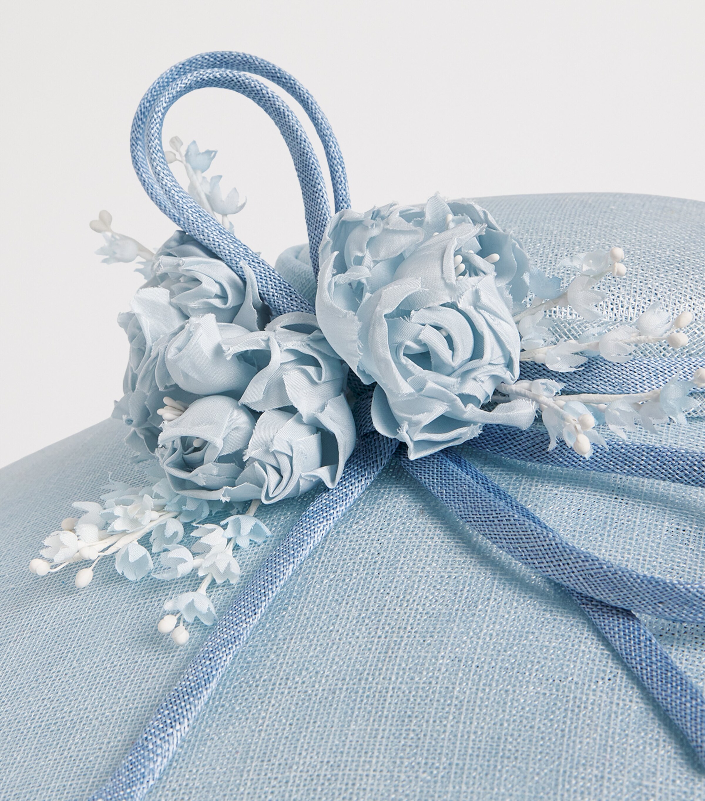 Floral-Detail Hat TONAL PALE BLUES Image 5