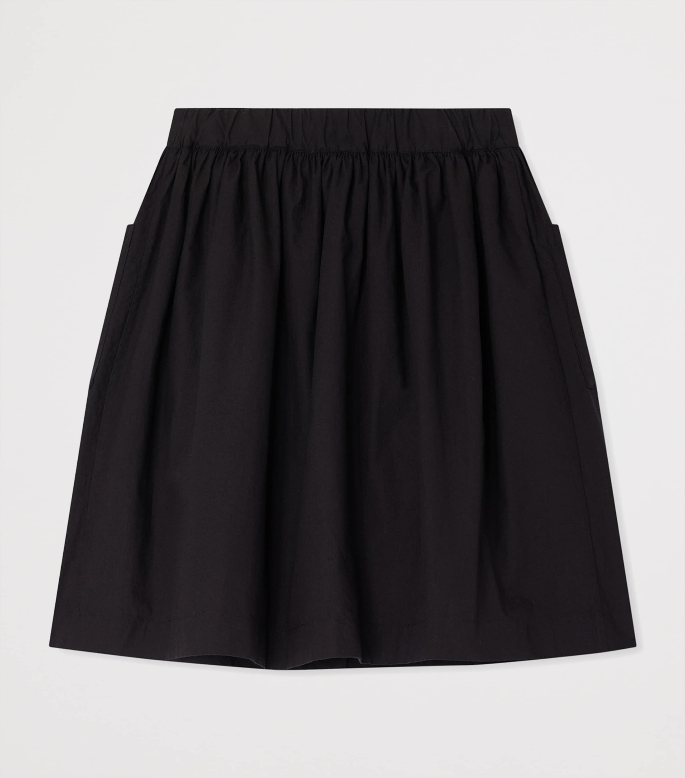 Bonpoint Cotton Heart Skirt (10-14 Years) Faux Noir Image 2