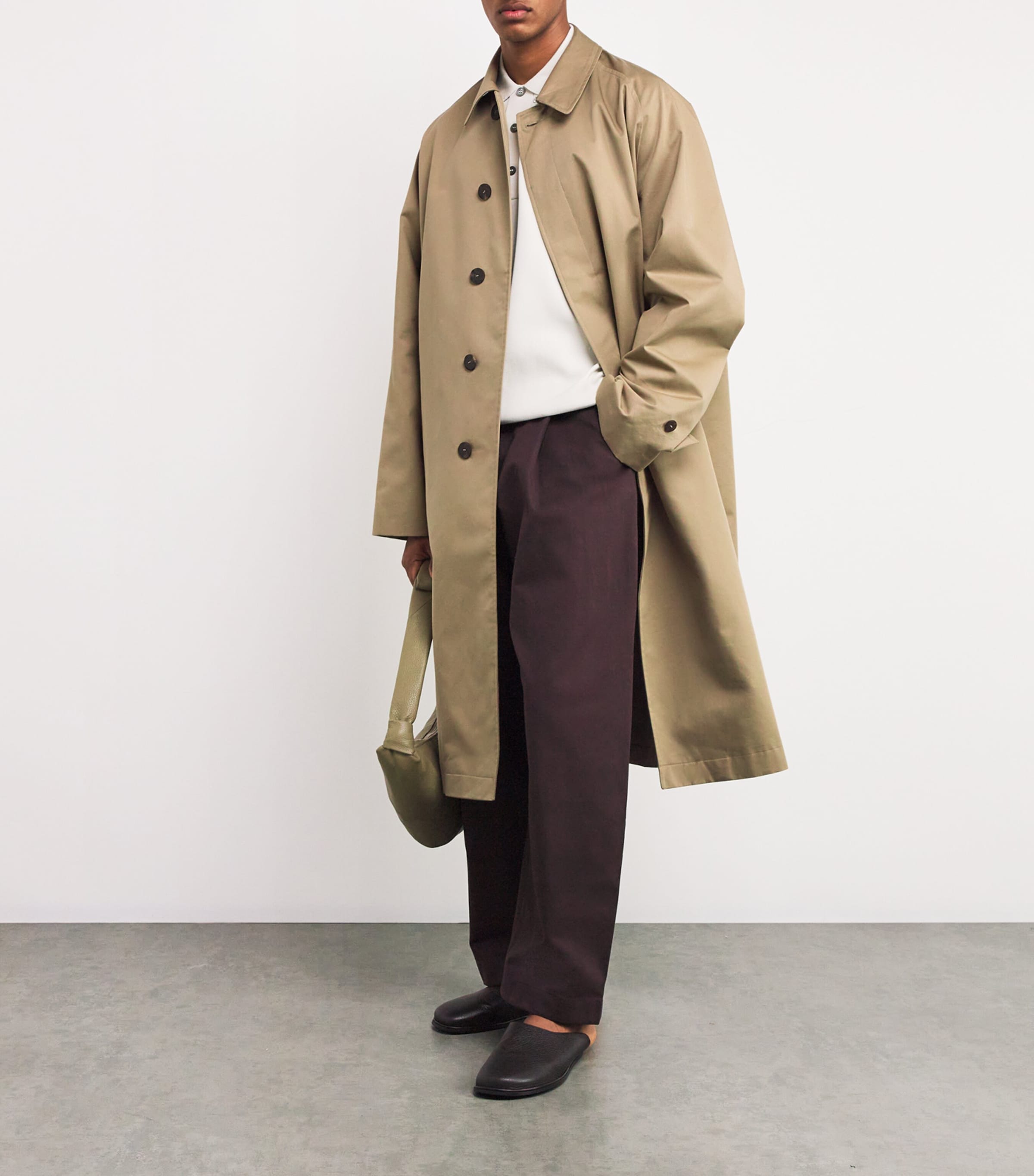 Studio Nicholson Mens Cotton-Blend Car Coat Parcel Image 2