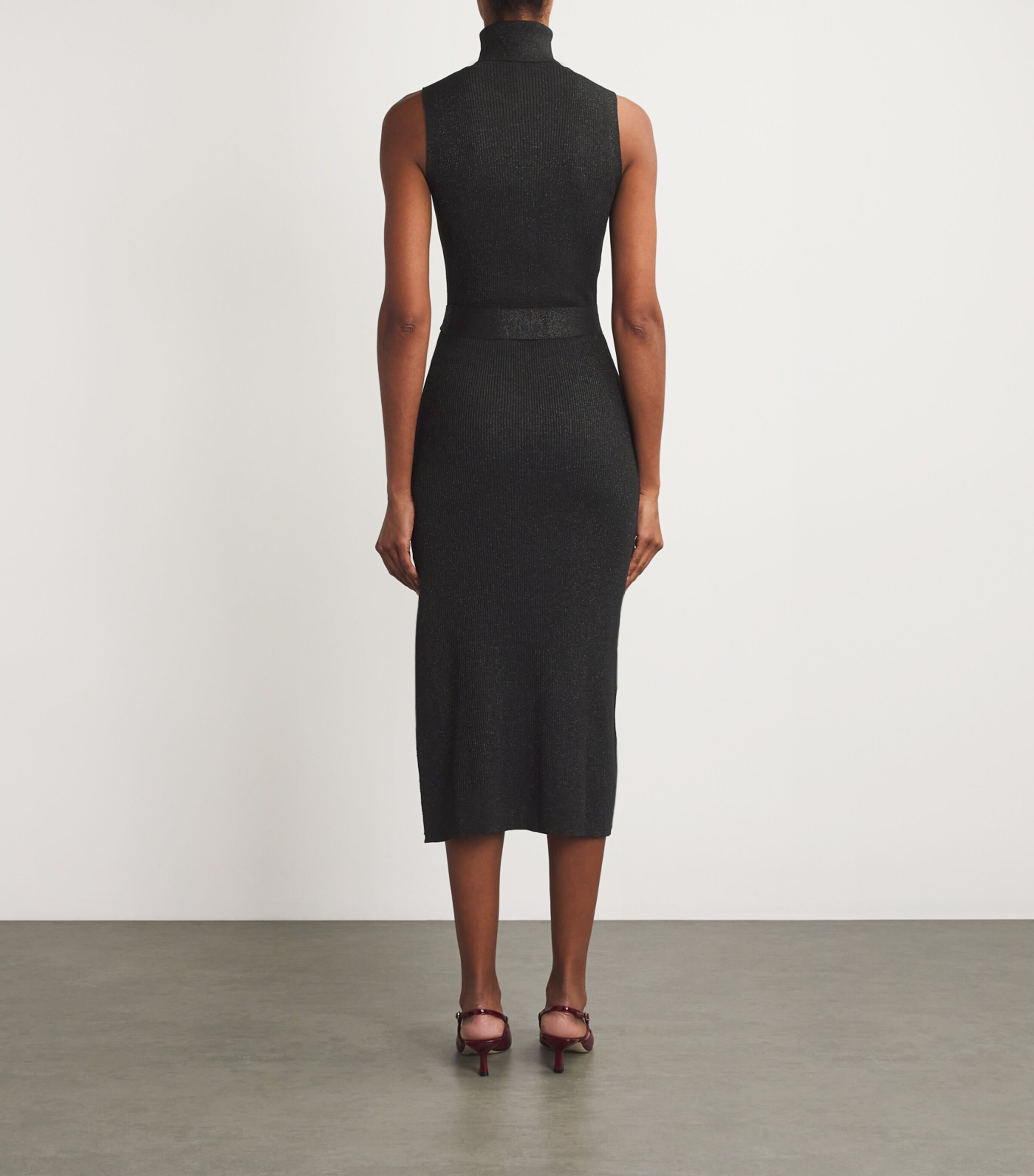 Zoelle Midi Dress BLACK SPARKLE Image 3
