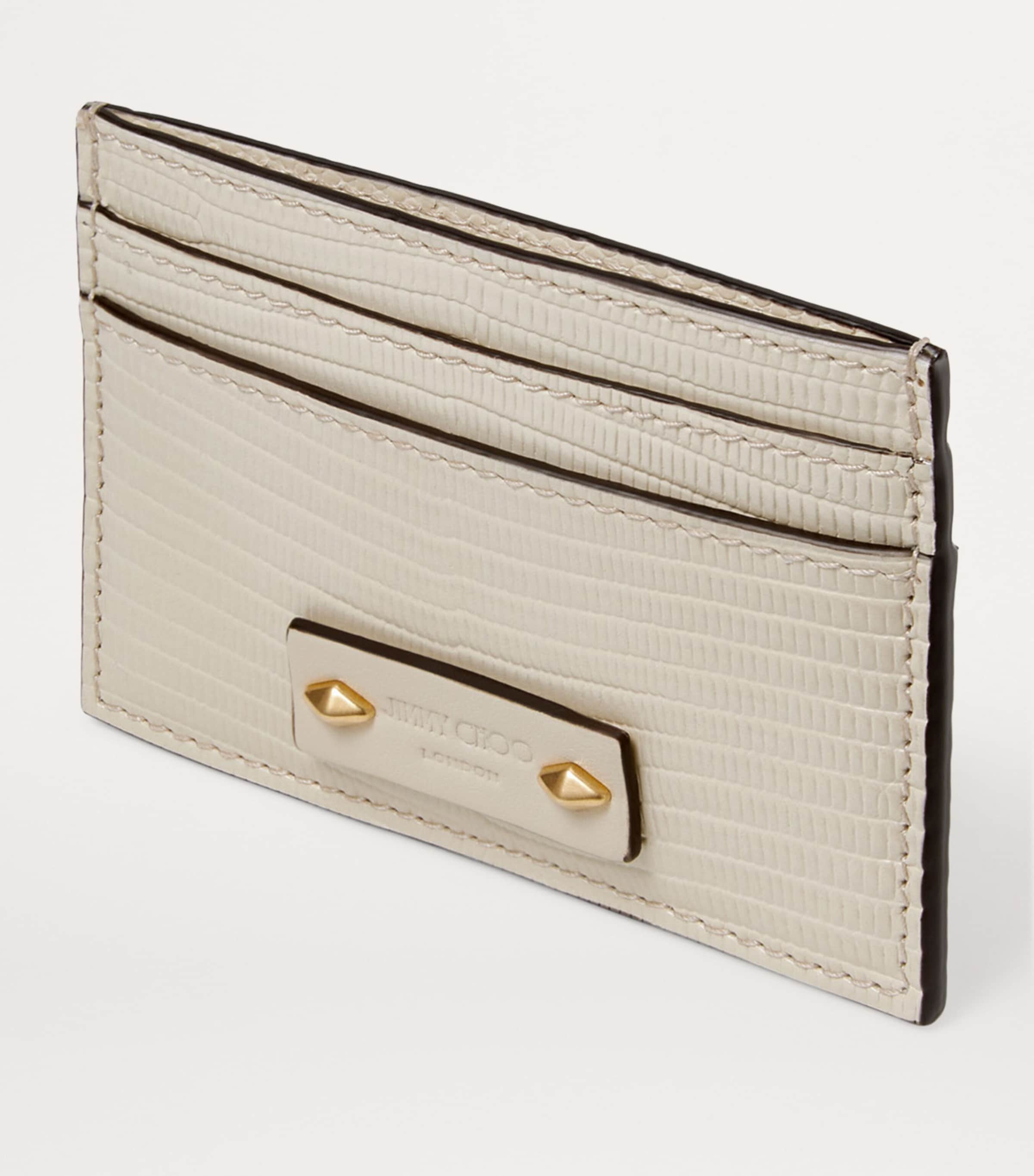 Jimmy Choo Croc-Embossed Leather Umika Card Holder | Harrods US