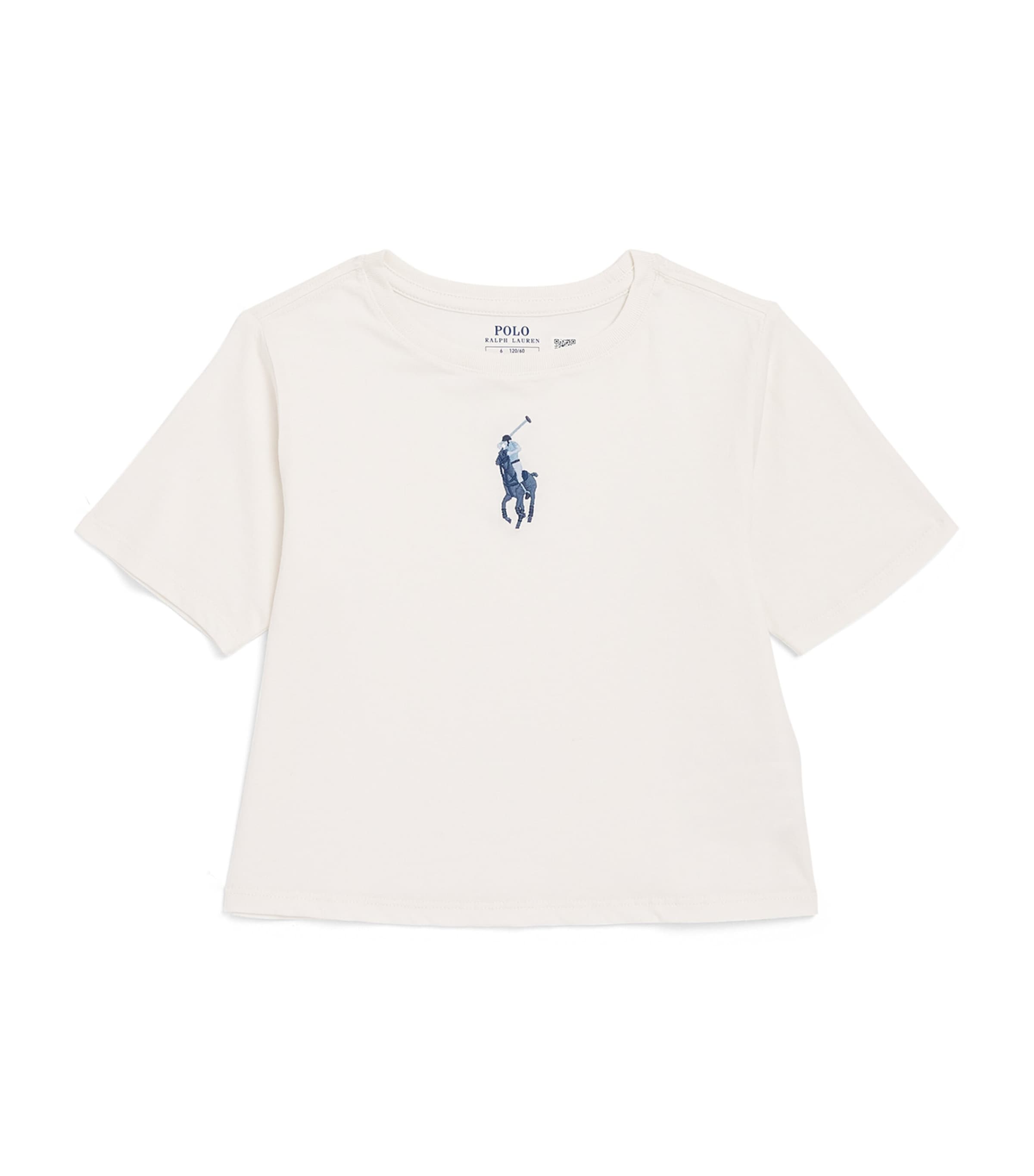 Shop Ralph Lauren Cotton Polo Pony T-shirt In White