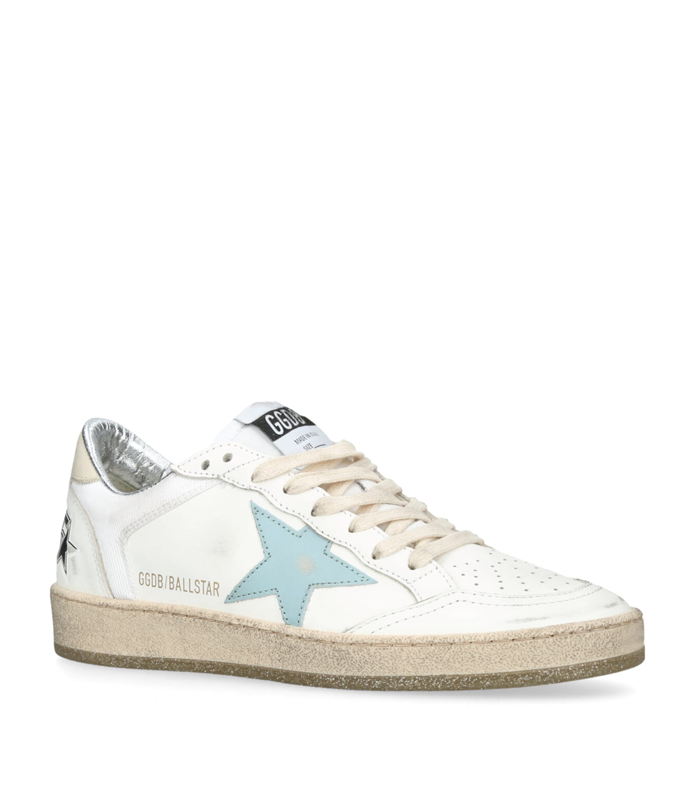 Golden Goose Leather Ball Star Sneakers White/oth Image 3