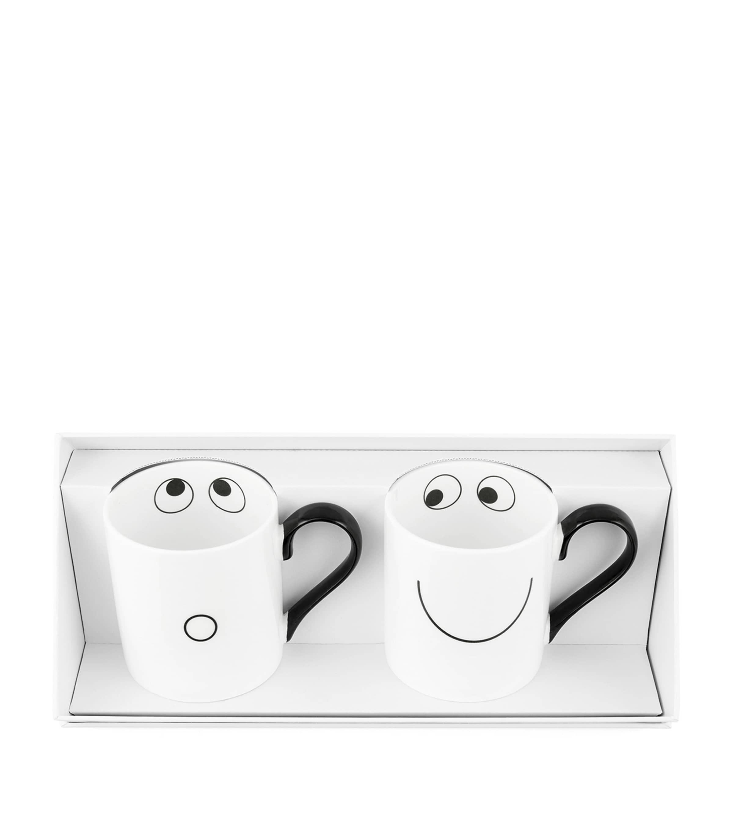Set of 2 Eyes Mugs WHITE Image 2