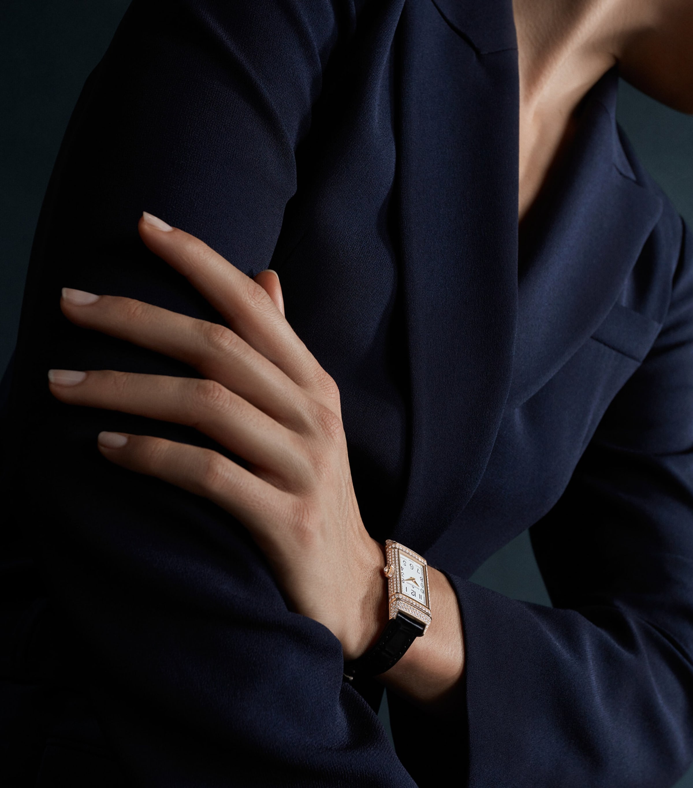 Pink Gold Reverso One Jewellery Watch 20mm PINK GOLD Image 6