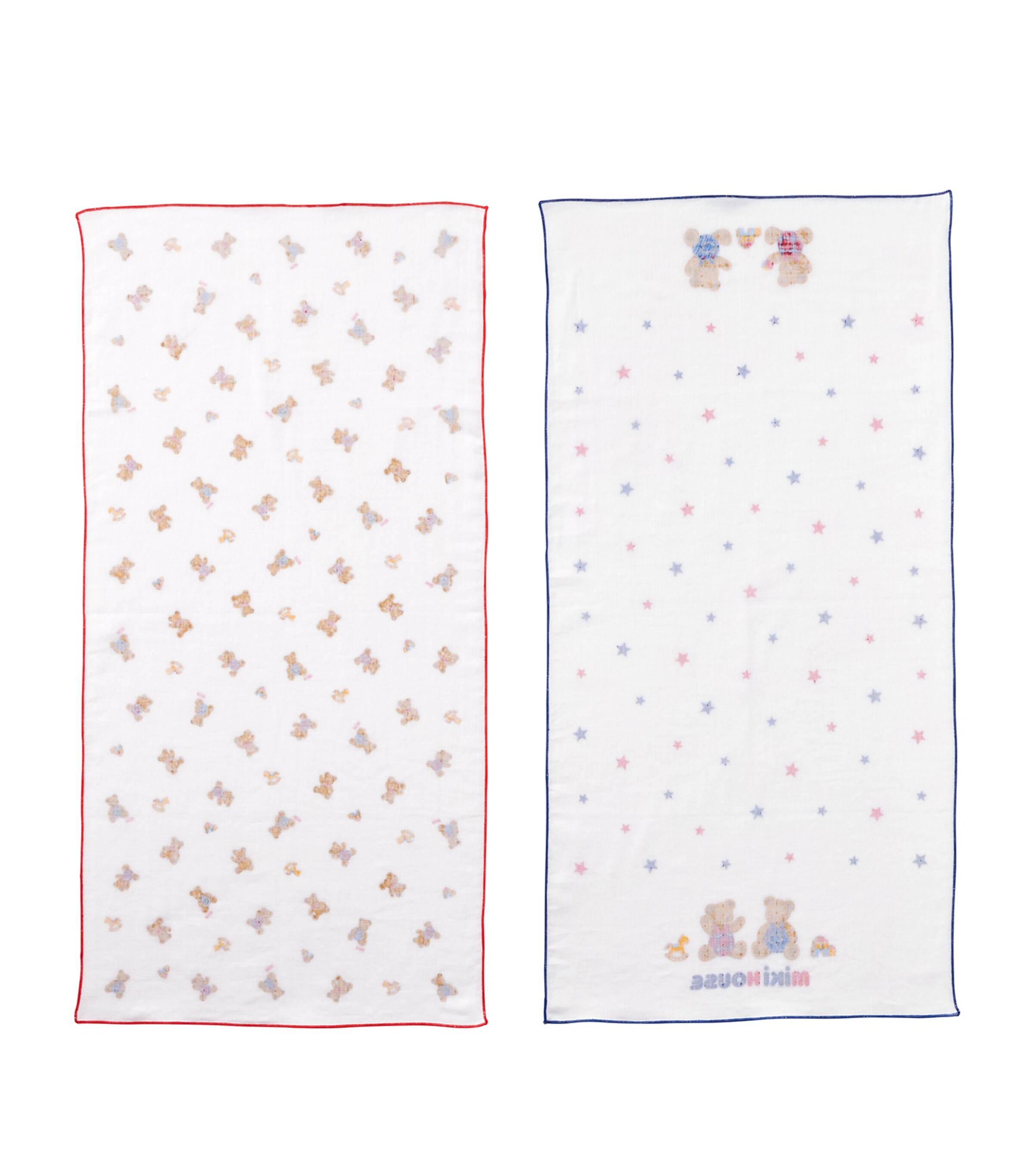 Miki House Set of 2 Teddy Bear Towels (70cm x 35cm) Image 3