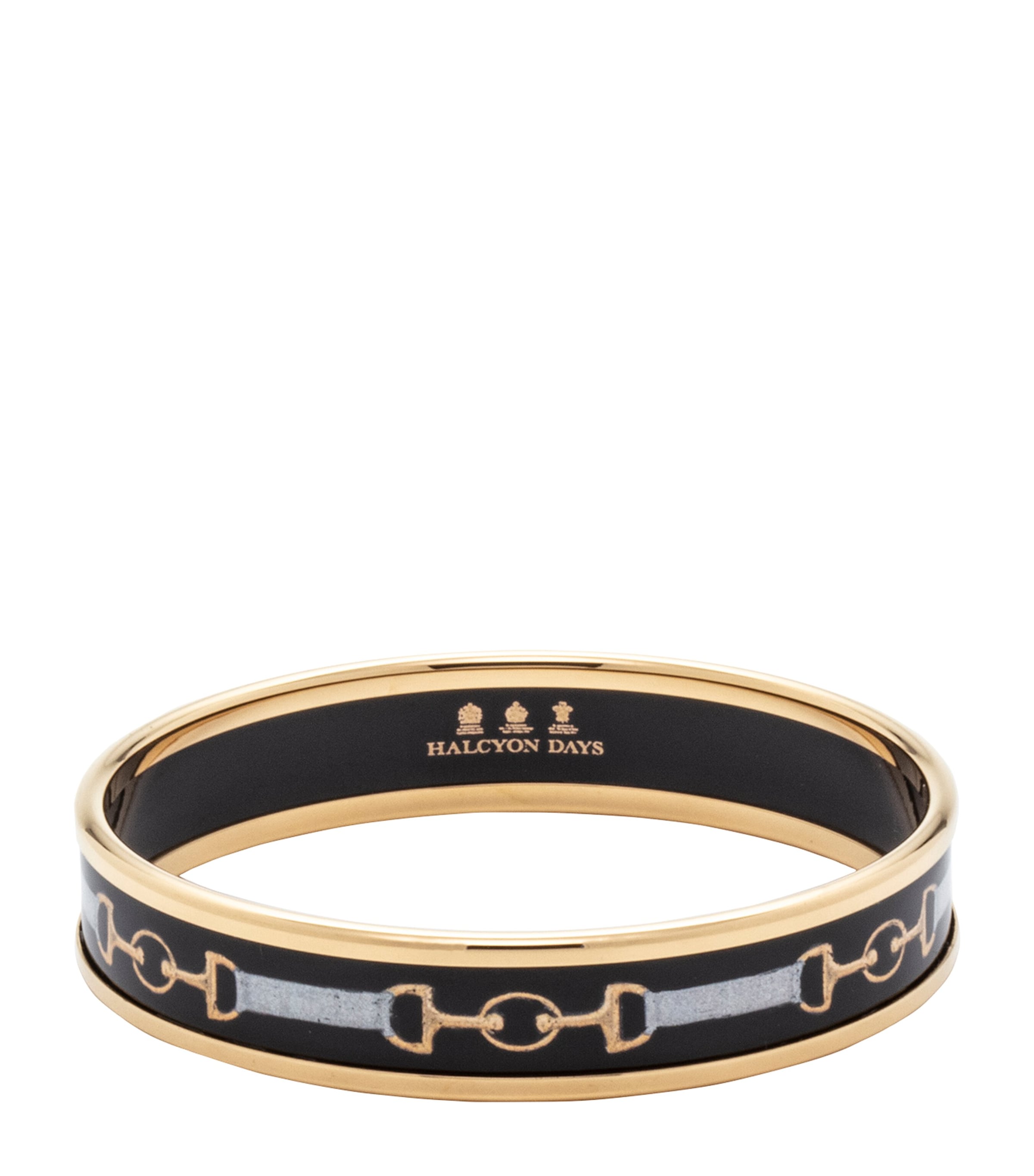 Halcyon Days Gold-plated Bridle Bangle