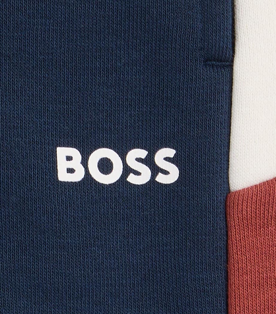 BOSS Kidswear Panelled Sweatpants (3-18 Months) Navy Image 2