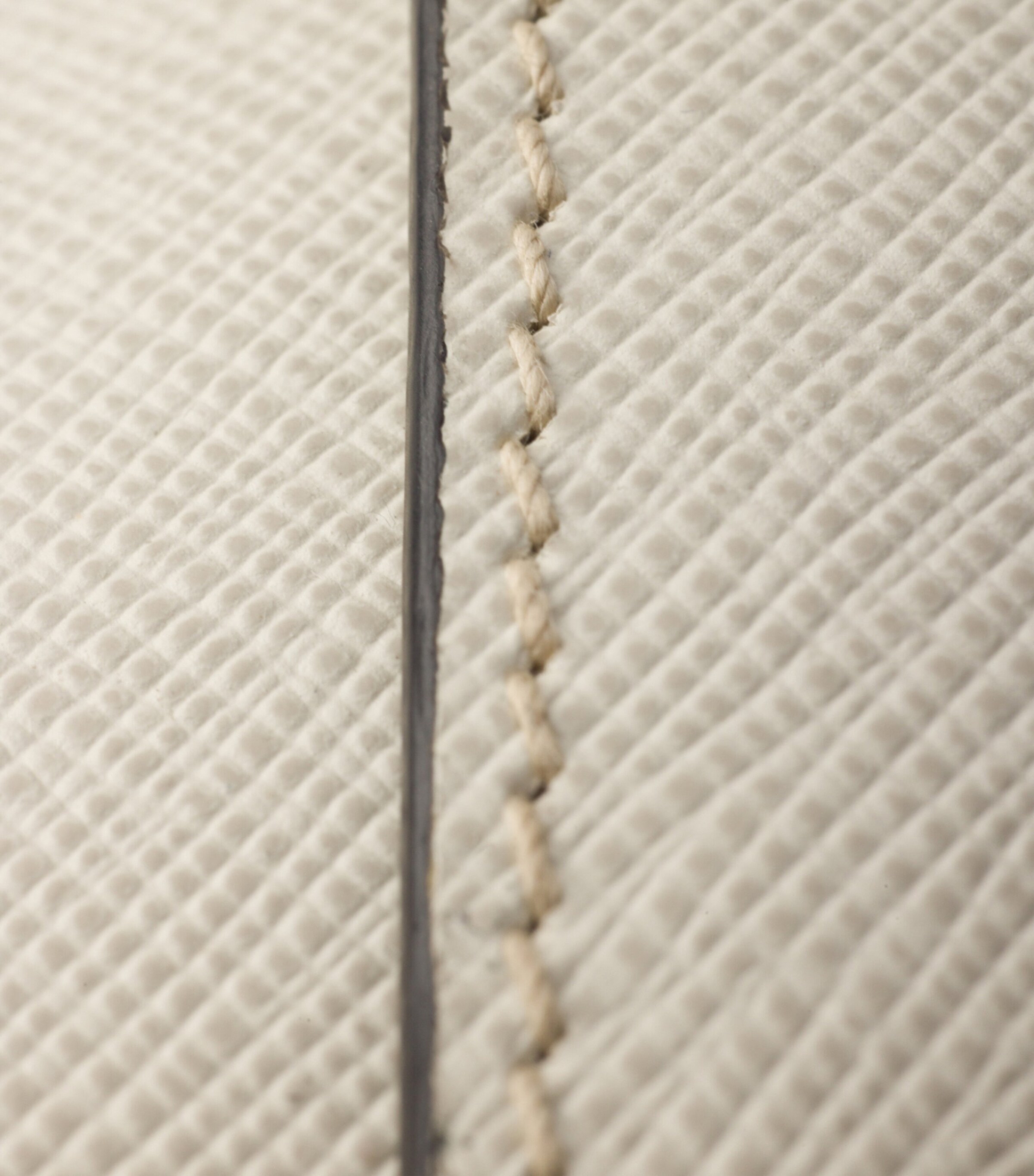 Prada Leather Cross-Body Bag Neutral Image 7