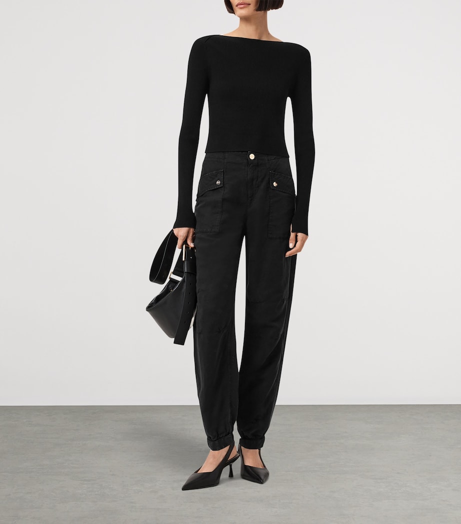 Val Cargo Trousers MIDNIGHT BLUE Image 4