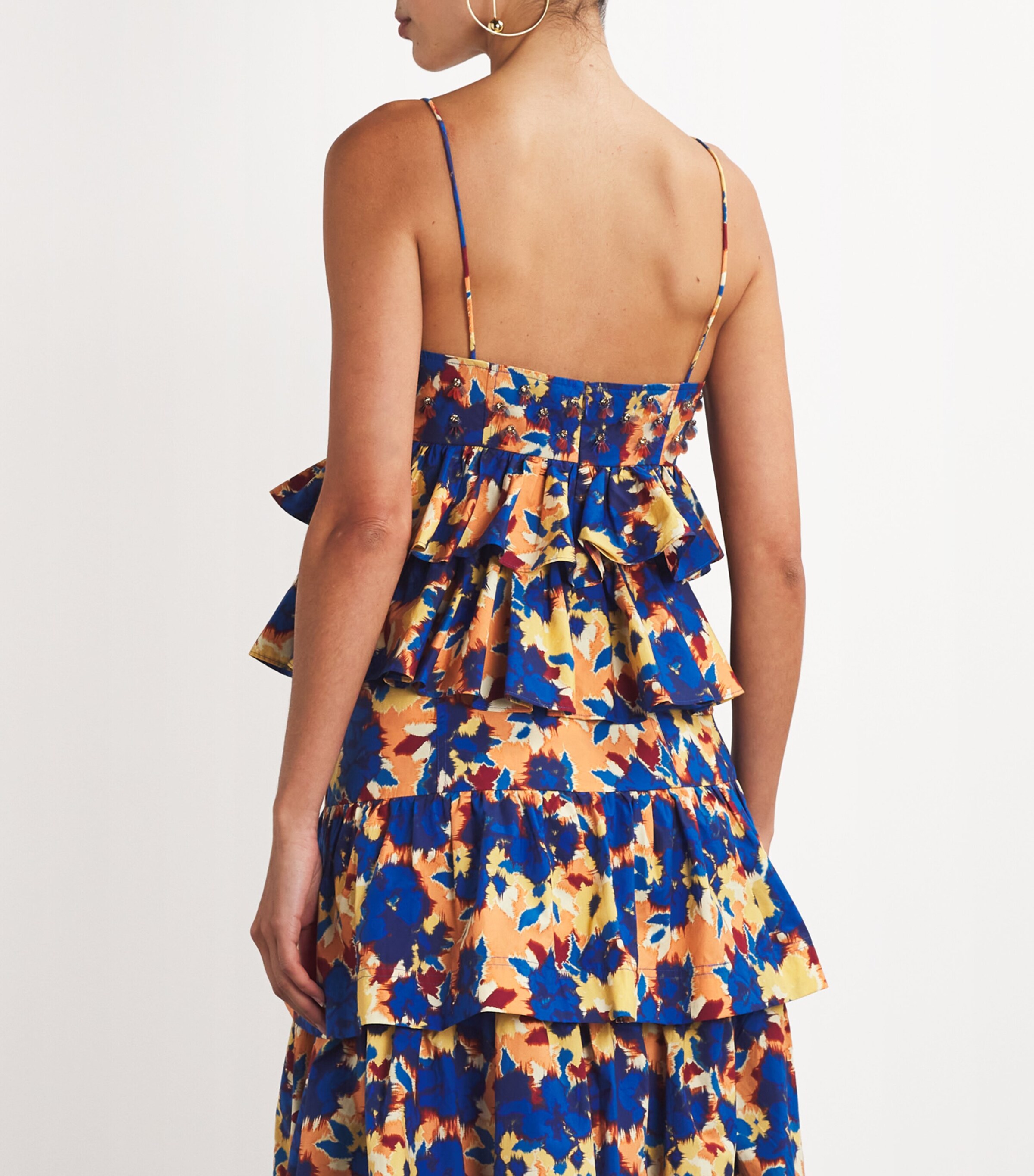 Ulla Johnson Womens Embellished Lucia Top Wildflower Wldfl Image 4