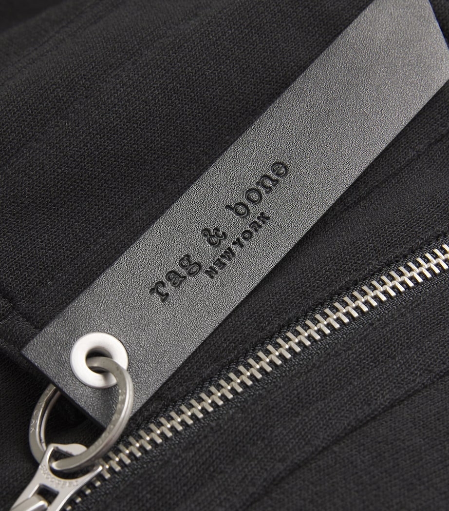 Cotton-Blend Bomber Jacket BLACK Image 5