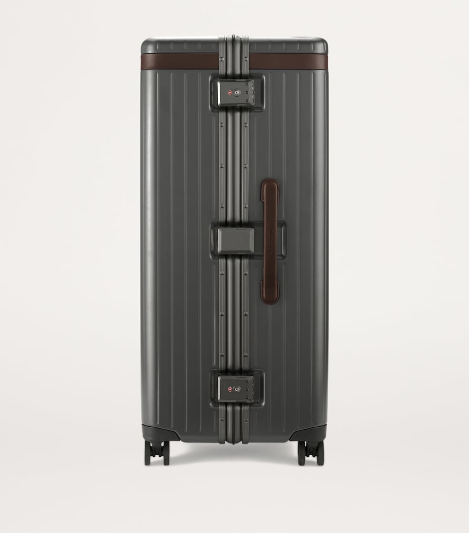 The Large Check-In Suitcase (78.5cm) GREY/ CHOCOLATE Image 4