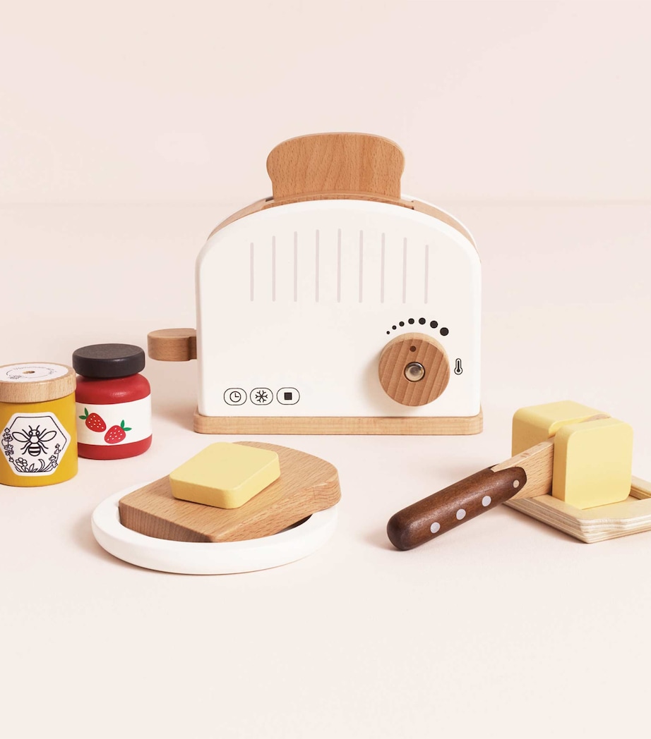 Wooden Breakfast Toaster Playset MULTI Image 3