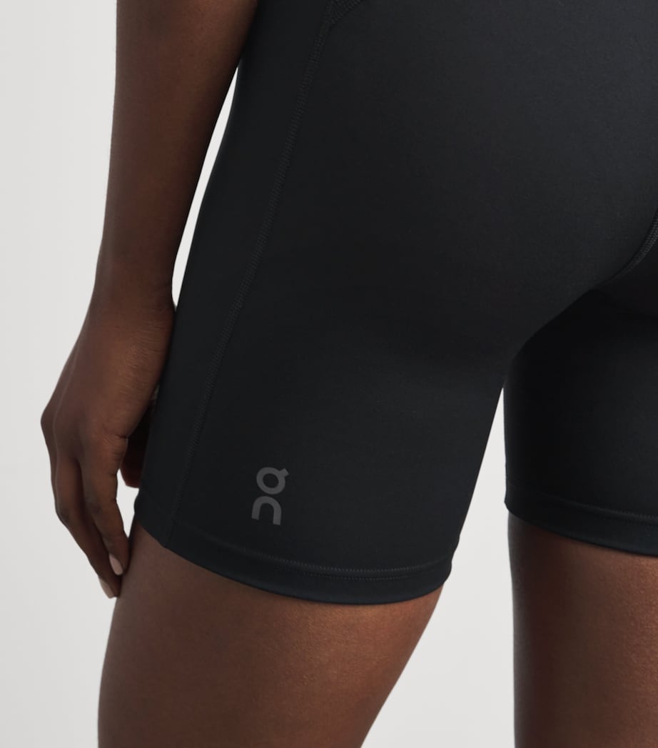 On Womens Performance Tight Shorts Black Image 3
