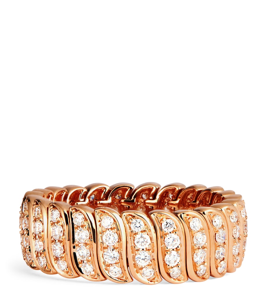 Rose Gold and Diamond Zoe Ring ROSE GOLD Image 1