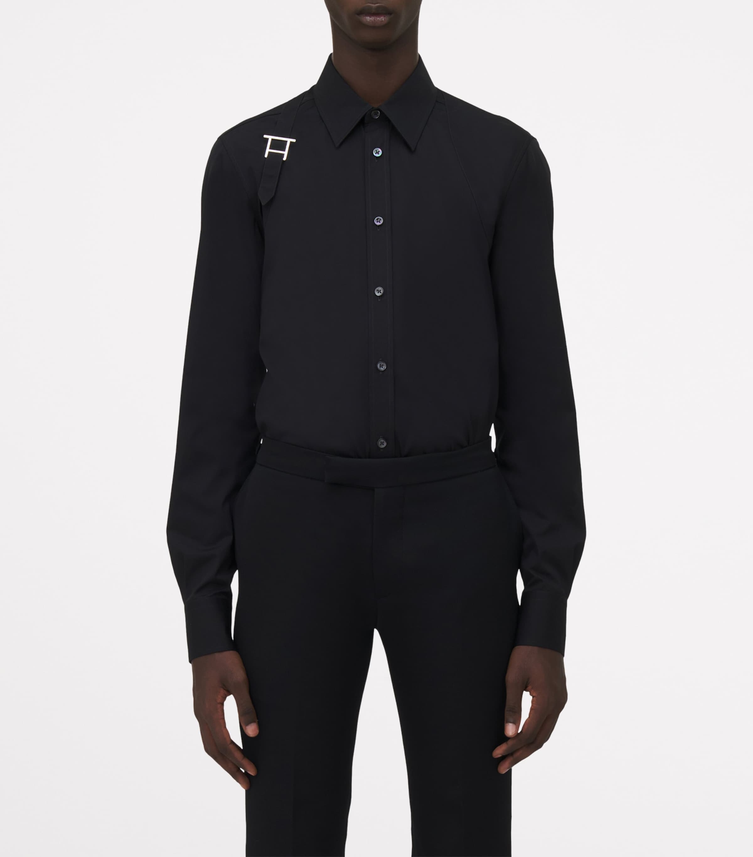 McQueen Mens Cotton Harness Shirt Image 5