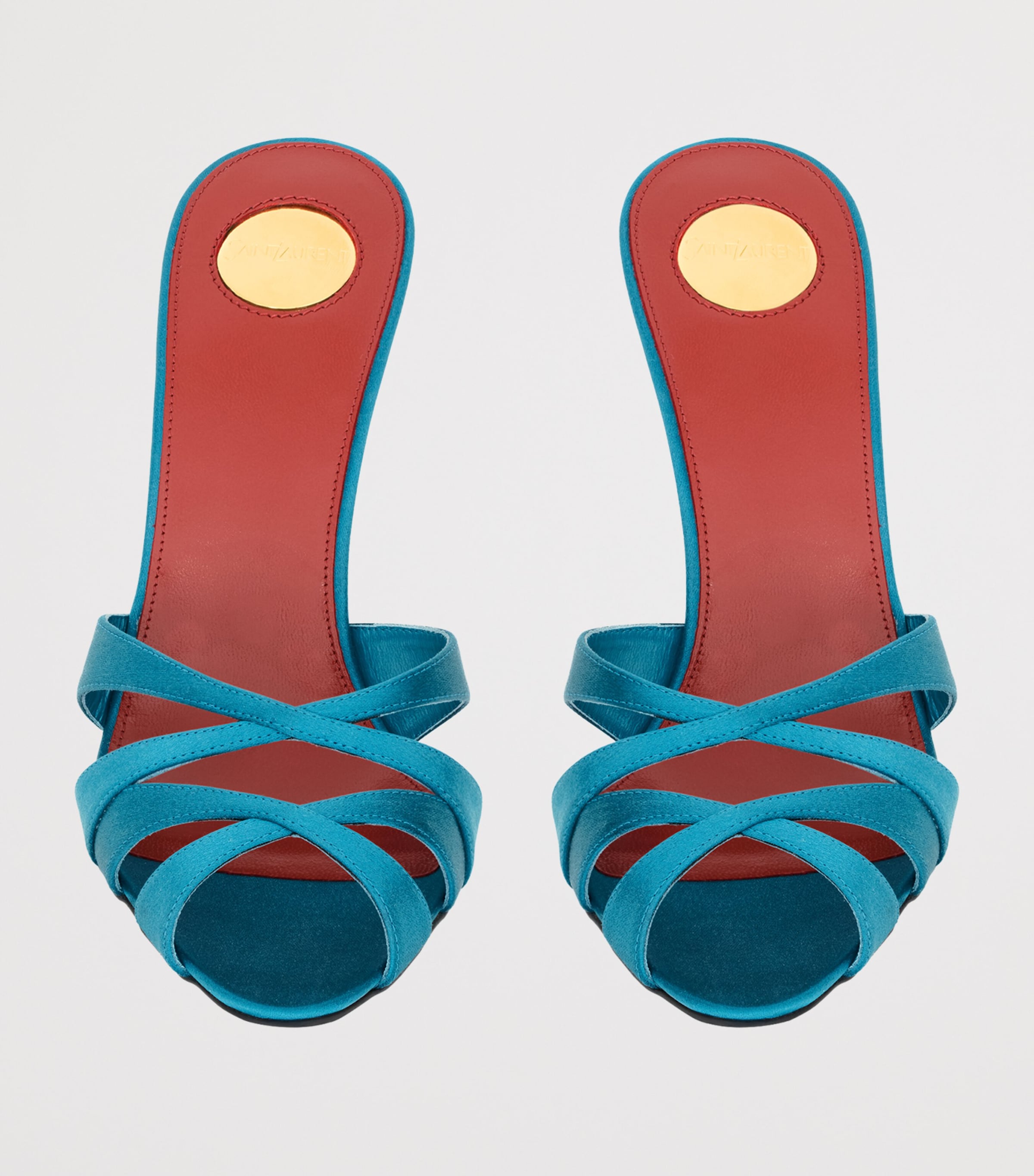 Satin Chandelle Mules 95 4415 Image 2