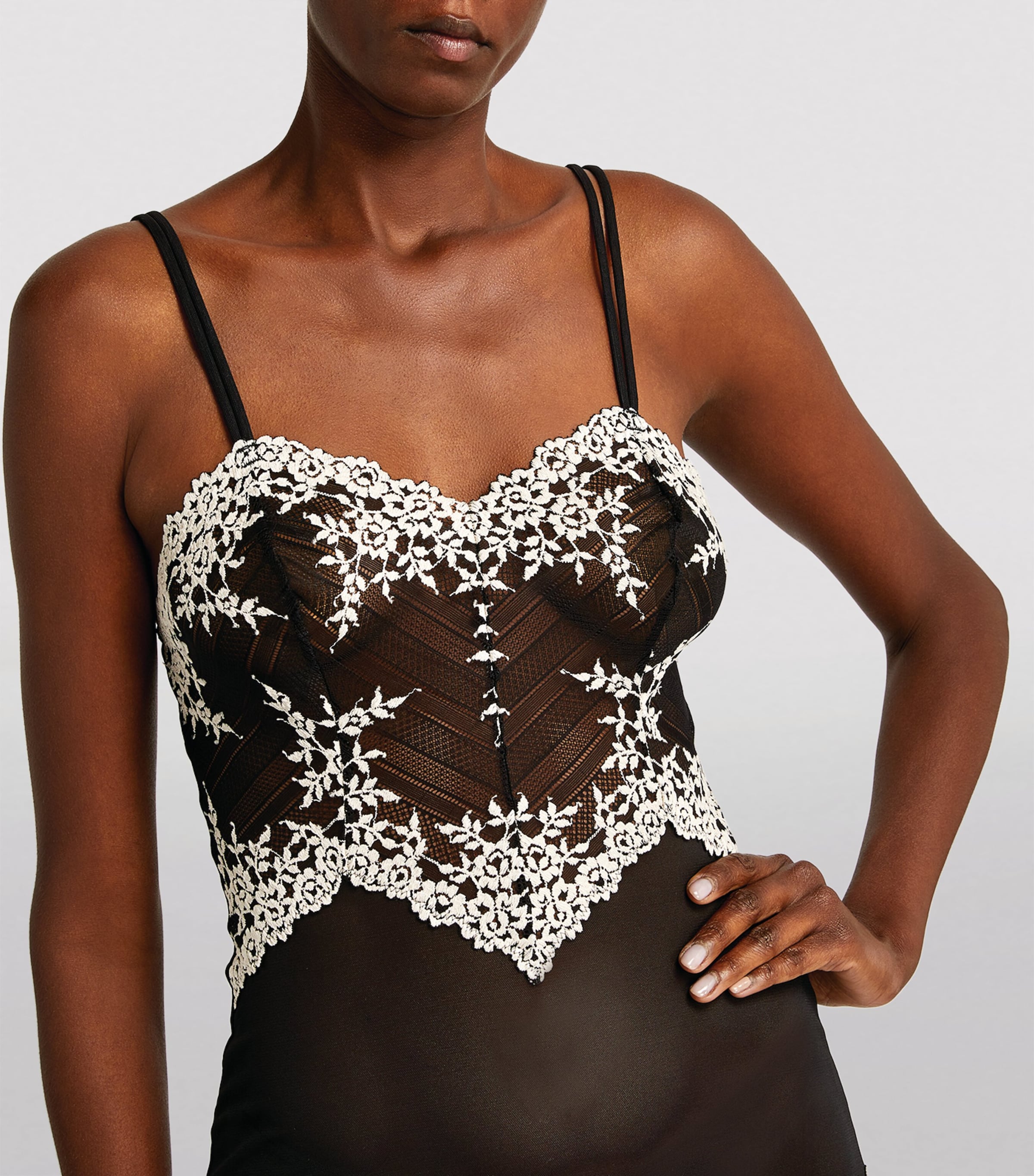 Embrace Lace Chemise BLACK Image 11