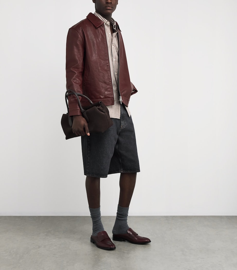 Kendal Leather Jacket CHERRY Image 2