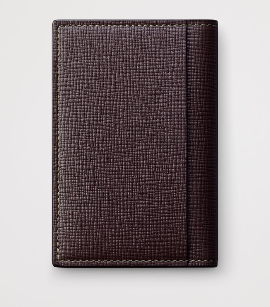 Cartier Leather Losange Card Holder Ebony/pistachio Image 3