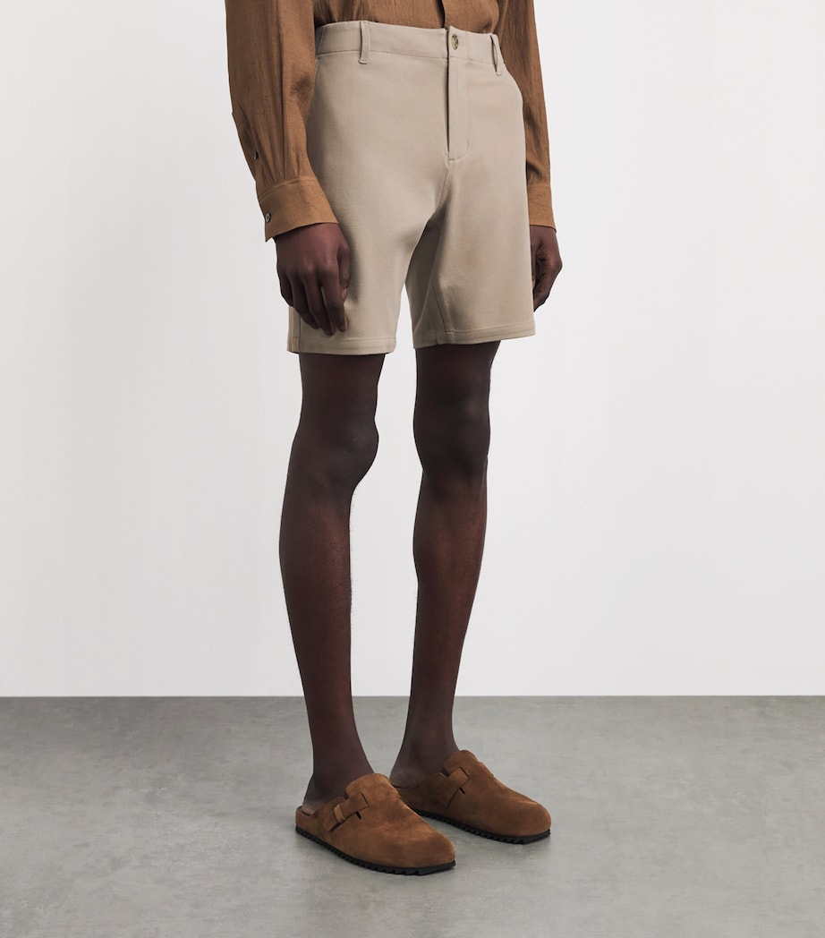 PAIGE Mens Rickson Shorts Warm Birch Image 4