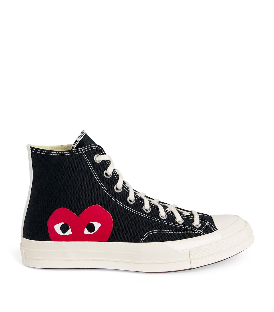 Comme Des Garçons Play x Converse Heart Chuck Taylor All Star '70 High-Top Sneakers Black