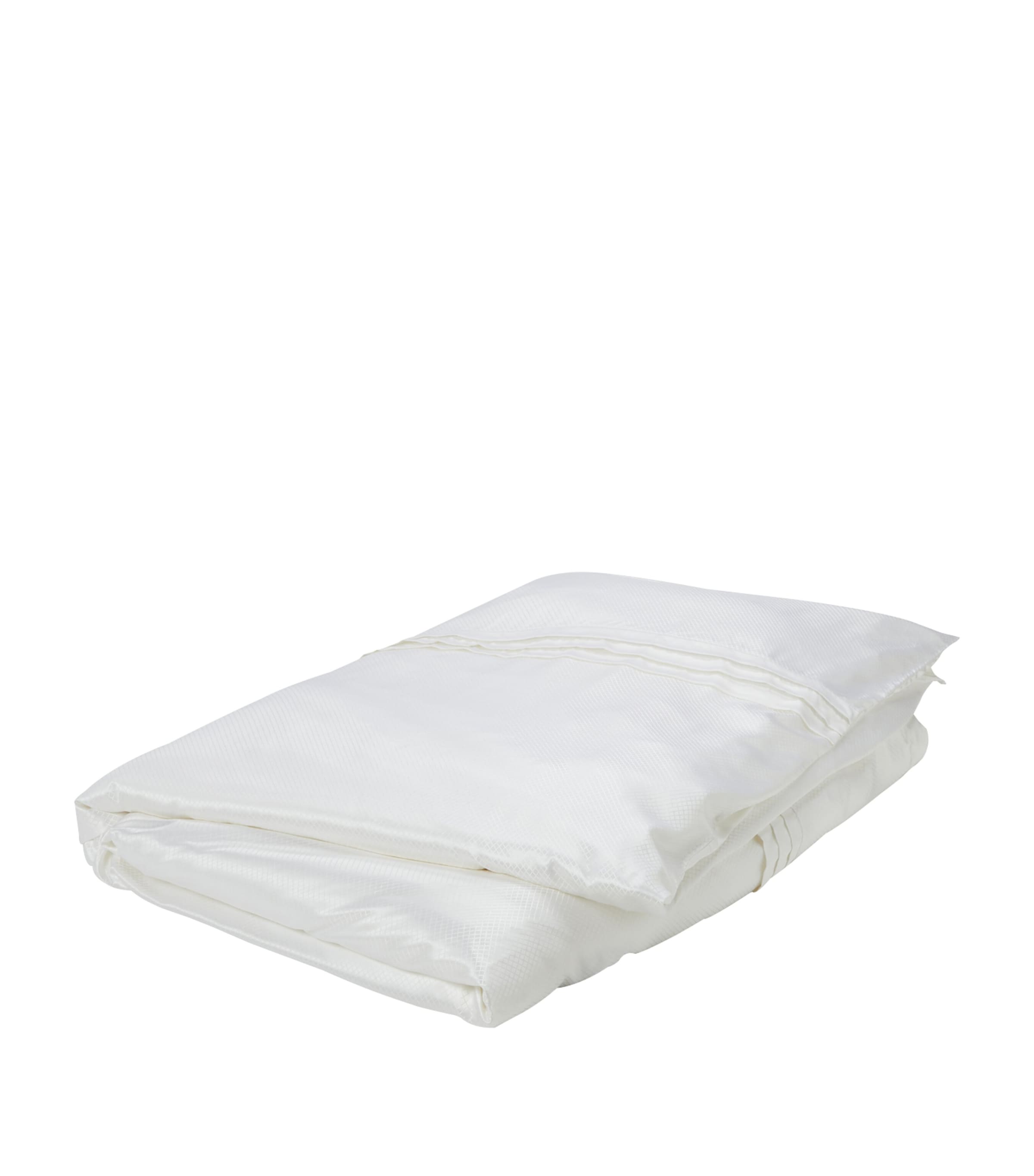 Gingerlily Silk Eva King Duvet Cover In White