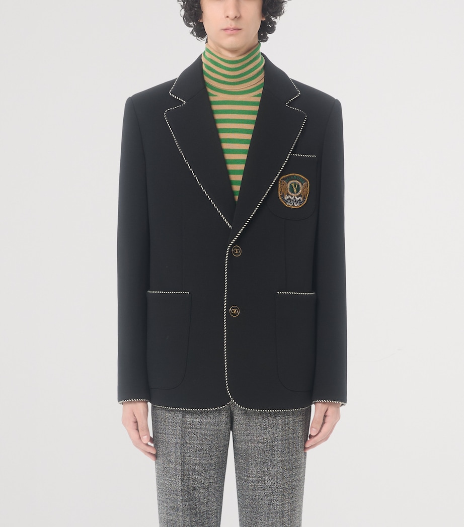 Virgin Wool Crest Blazer 0NO Image 2