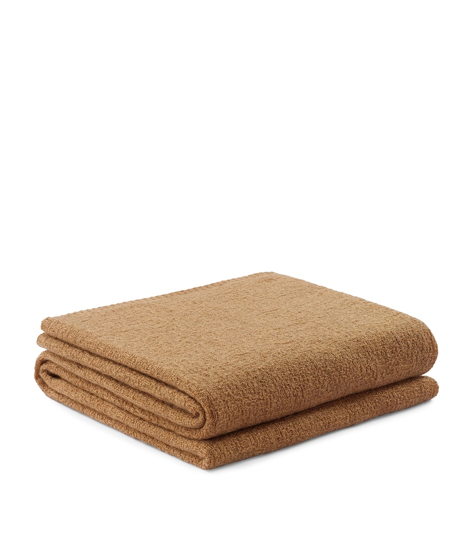 Cashmere Eva Throw (120cm x 180cm) DESERT SAND Image 1