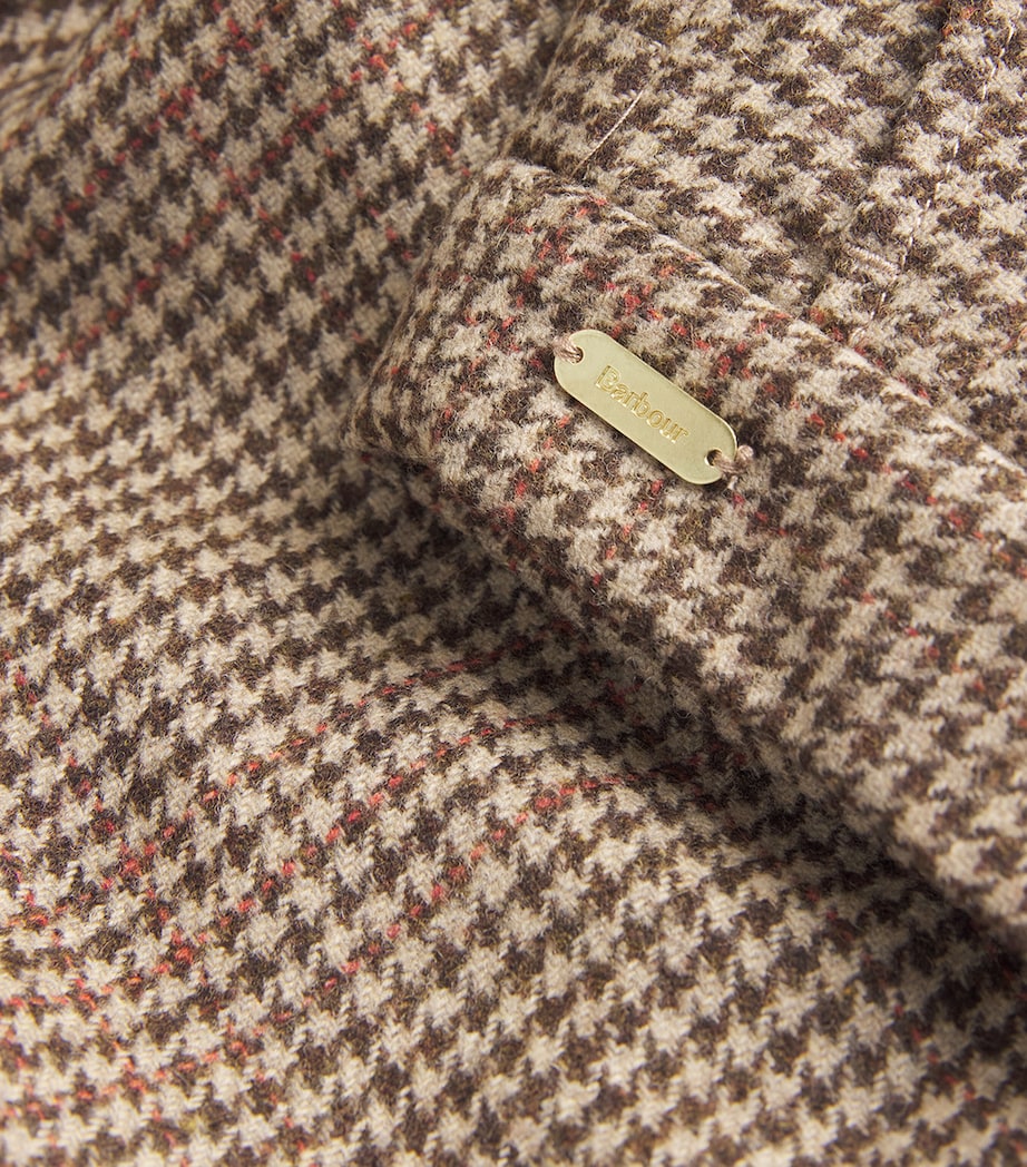 Wool Tweed Sophia Wide-Leg Trousers MULTI CHECK Image 5