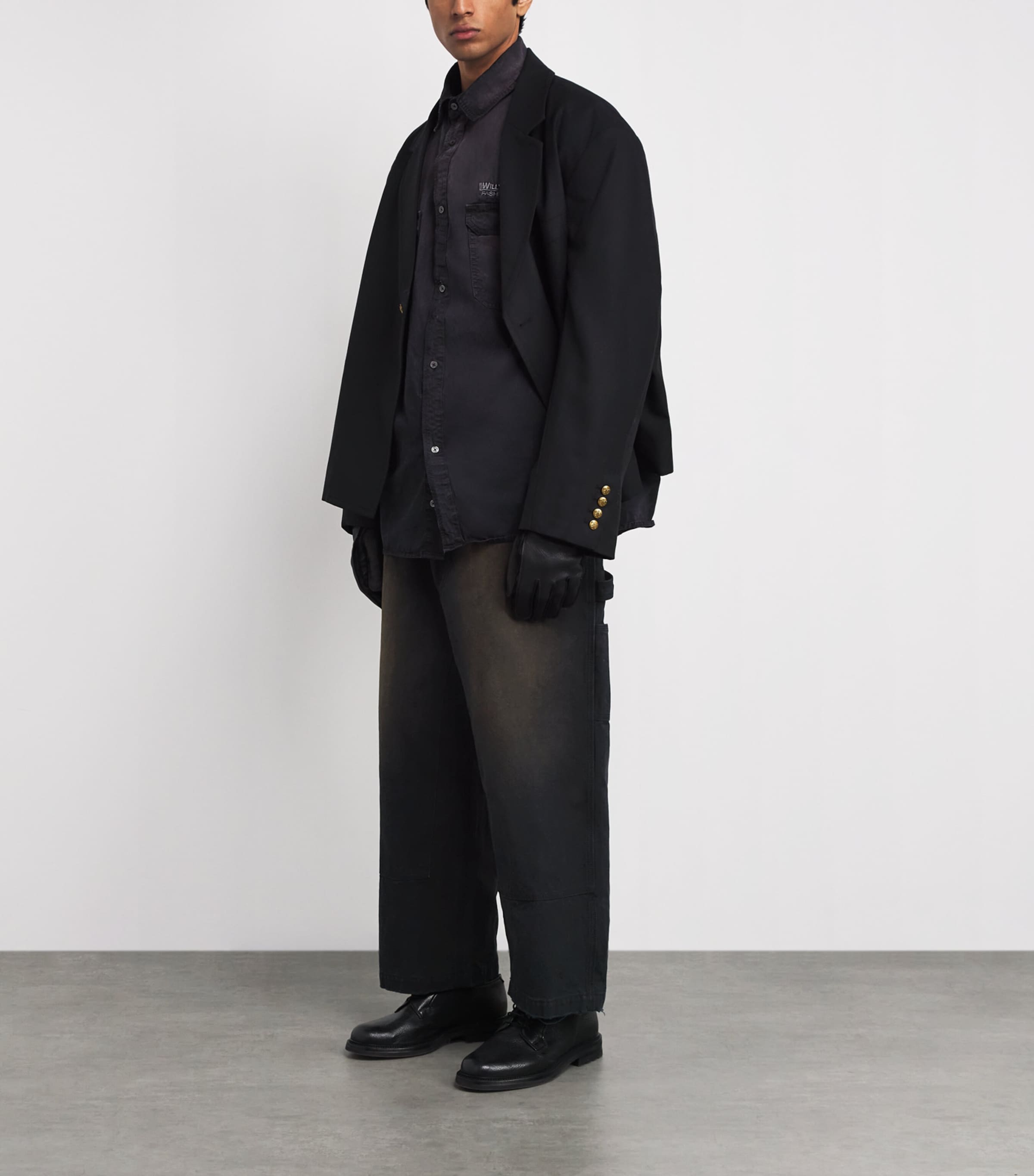 Toluca Wide-Leg Jeans BLACK Image 2