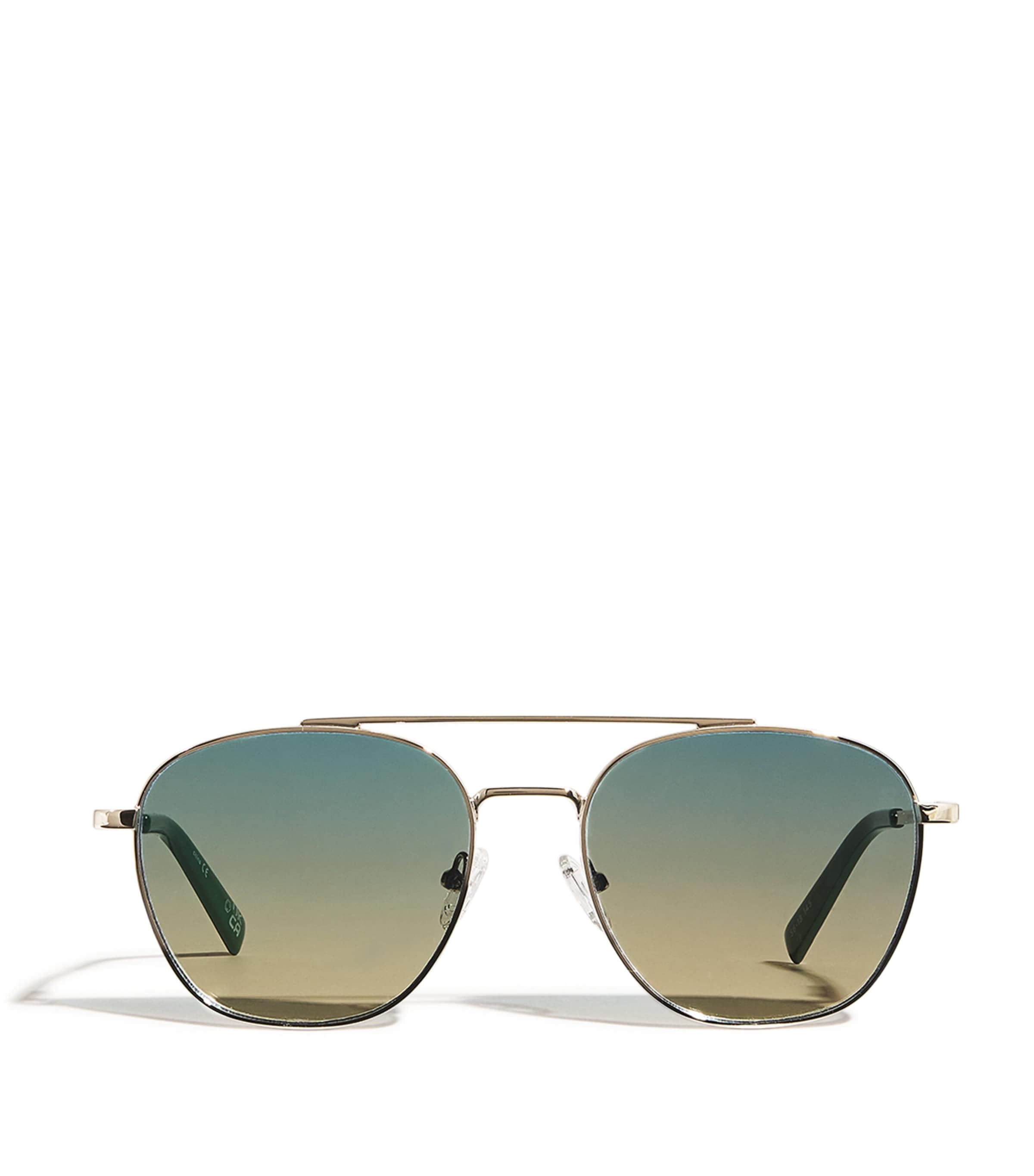 Le Specs Metaphor Aviator Sunglasses In Gold