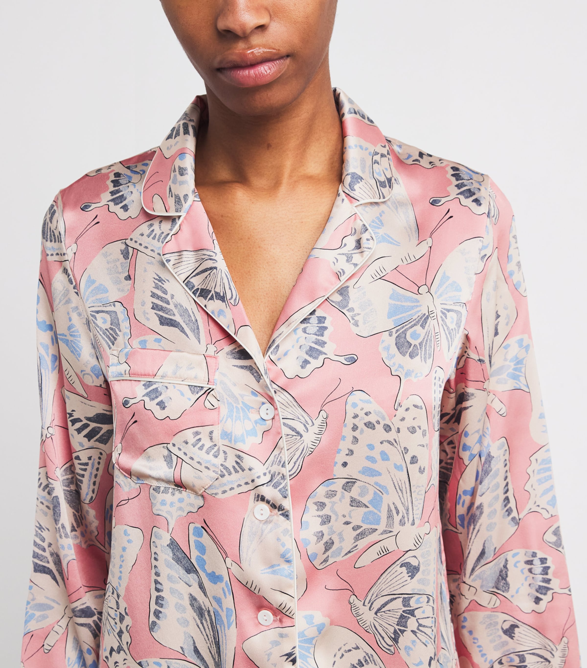 Silk Brindisi Pyjama Set PIN/PINK Image 4