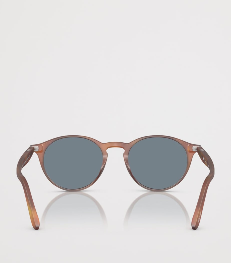 Persol Round Sunglasses Brown Image 4