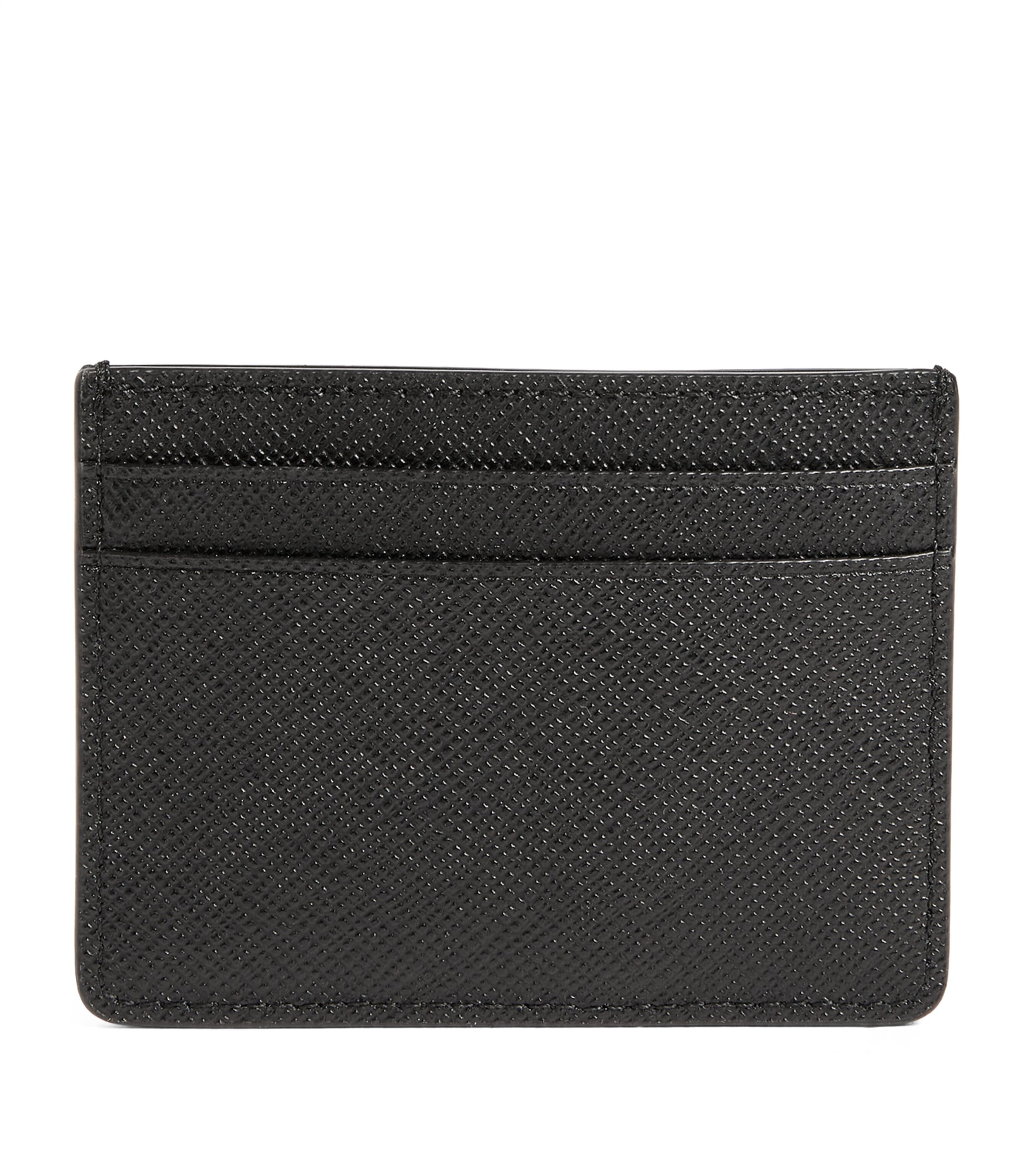 Leather Card Holder BLACK Image 2