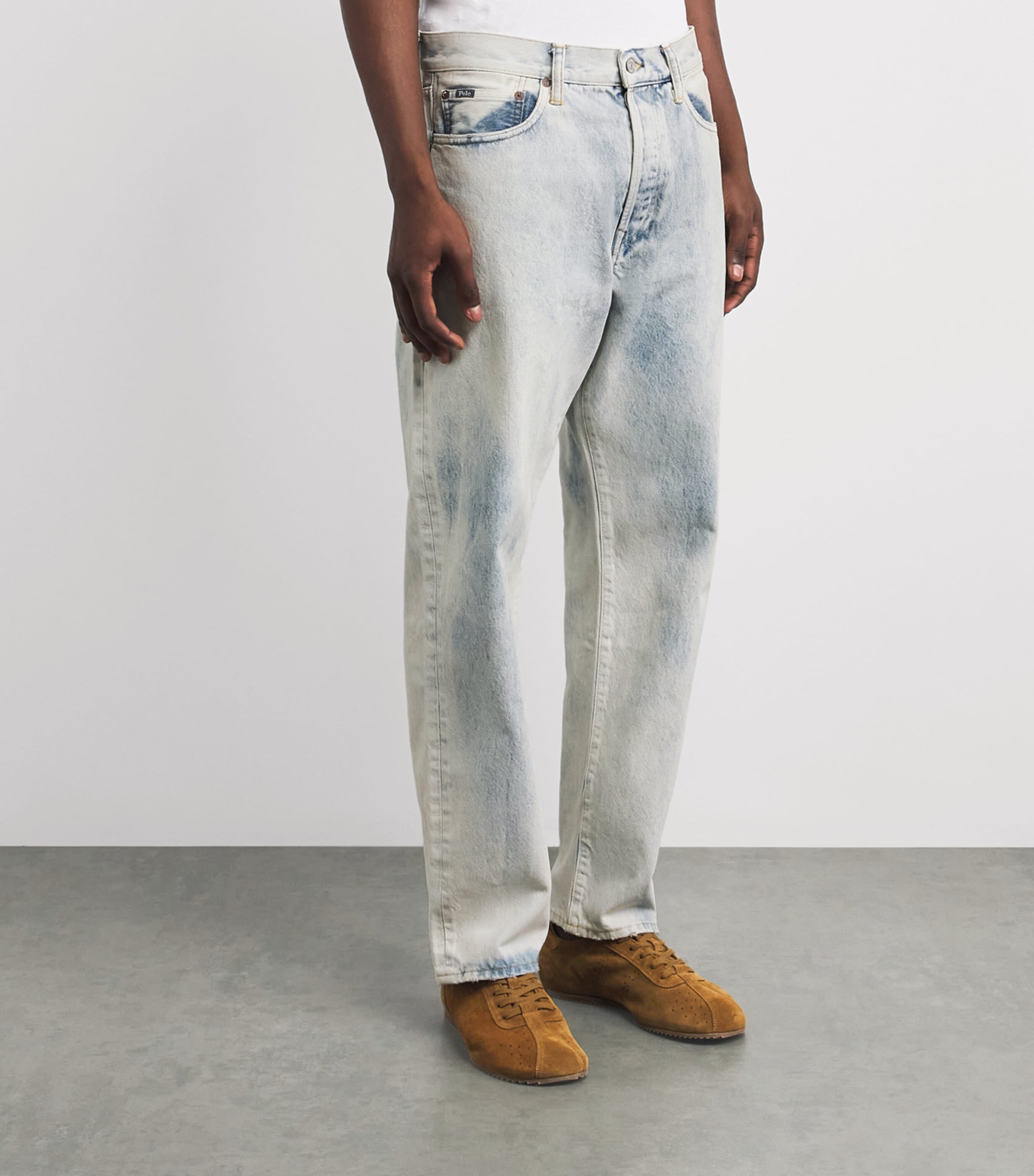Polo Ralph Lauren Mens Washed Straight Jeans Waterside Image 4