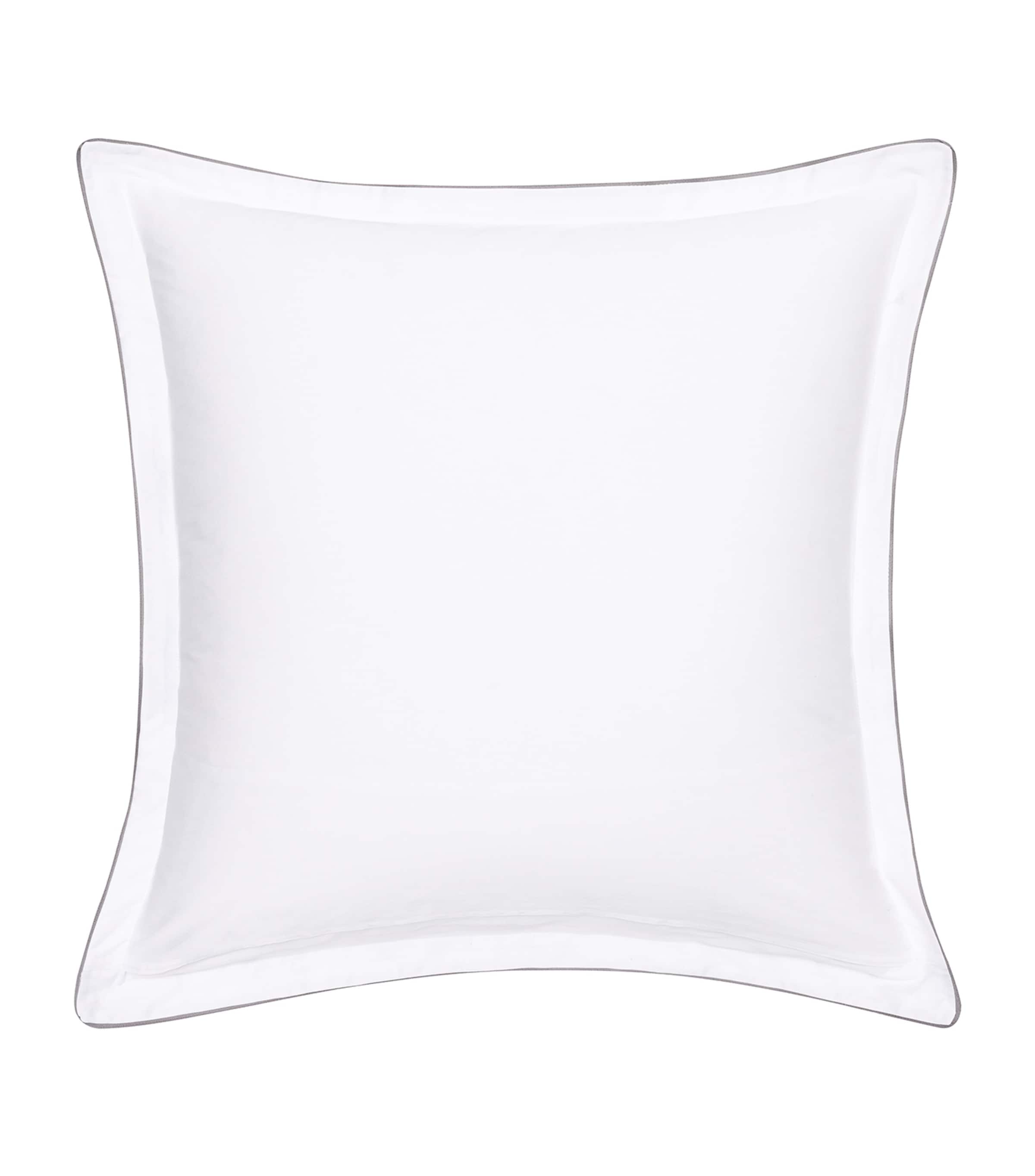 Alexandre Turpault Cotton Saison Square Pillowcase (65cm x 65cm) Noir & Blanc Image 2