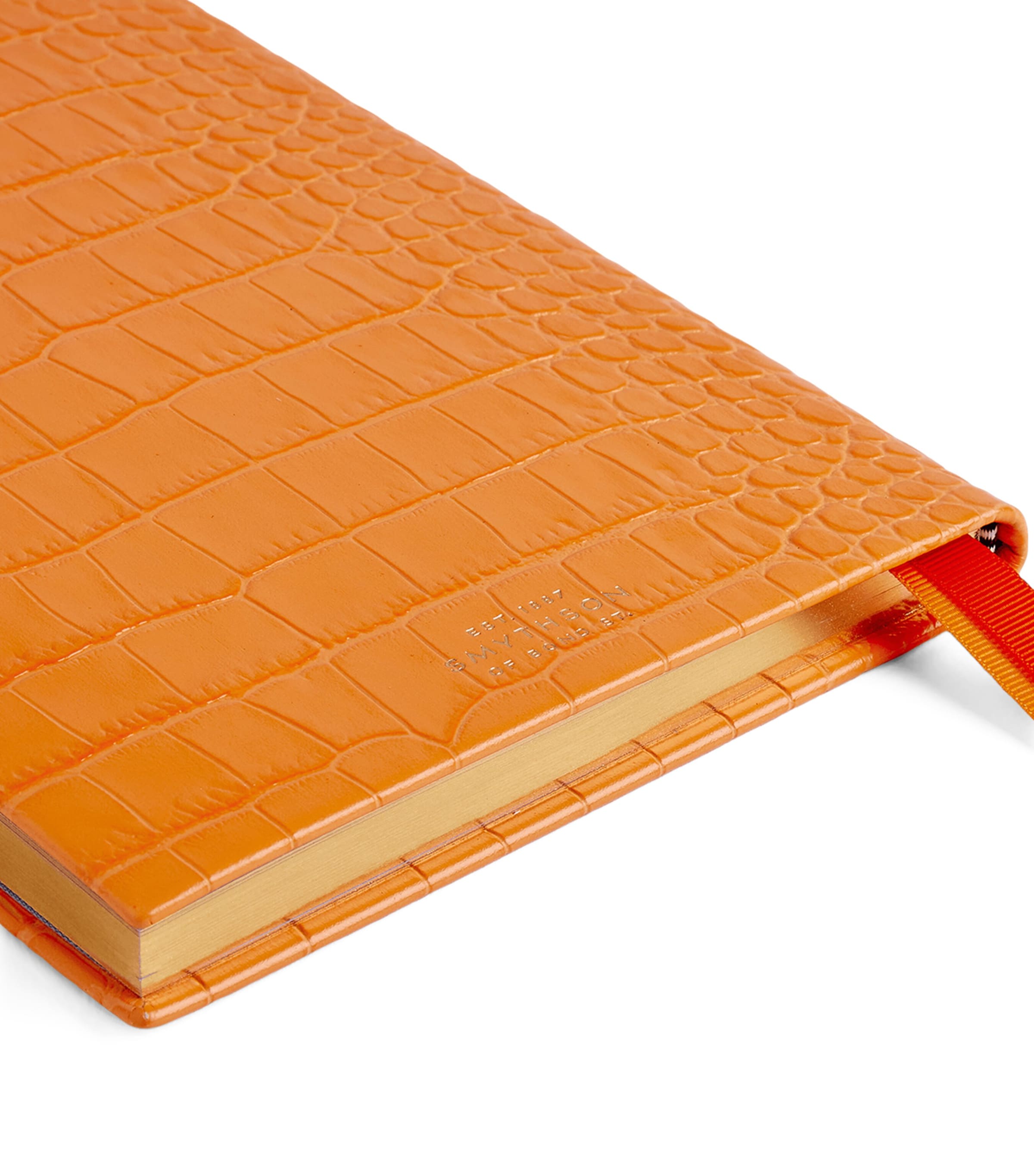 Smythson Leather Mara Soho A5 Mid-Year 2026 Diary Light Orange Image 6