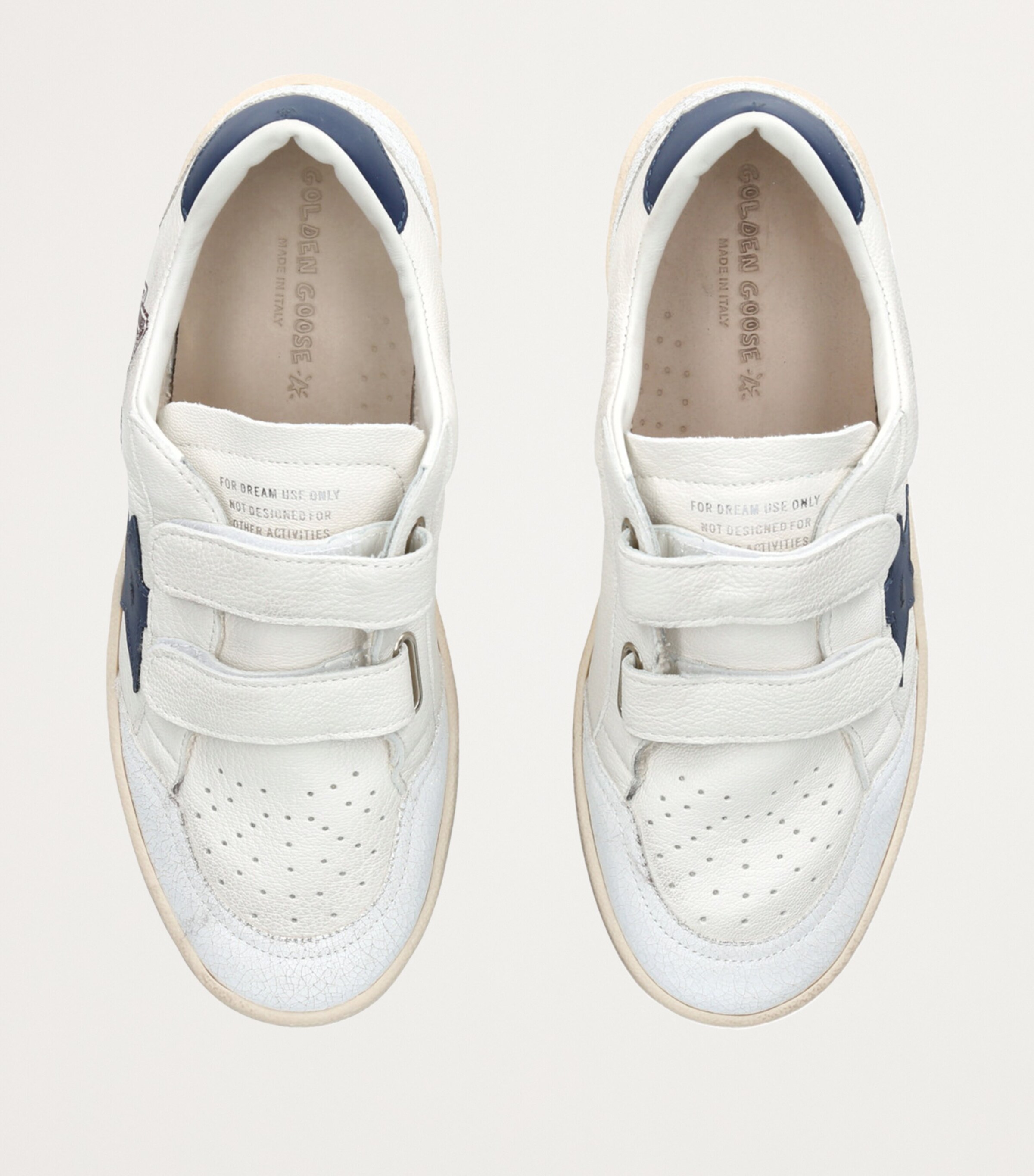 Golden Goose Leather Ball Star Sneakers White/navy Image 4