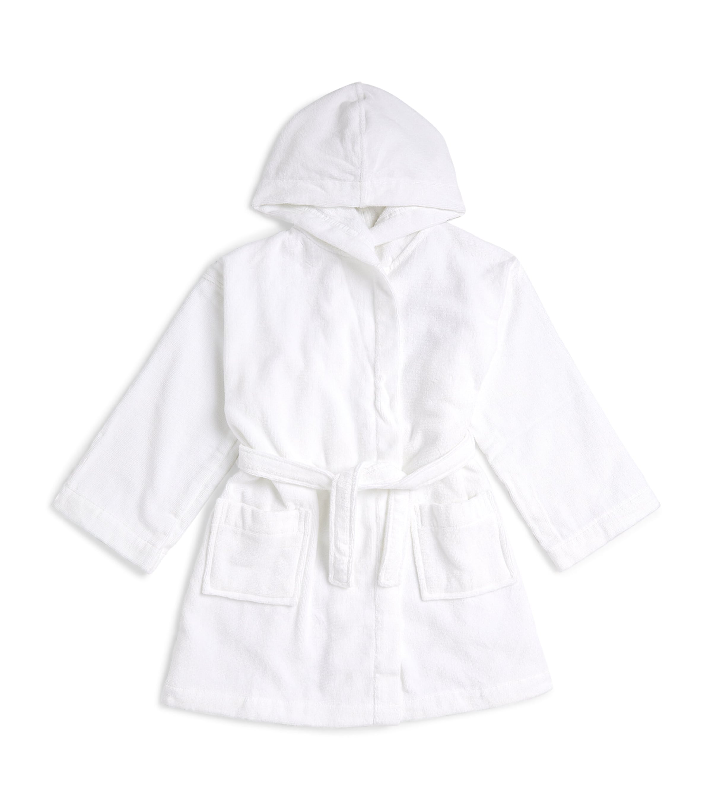 Shop Derek Rose Cotton Robe In White